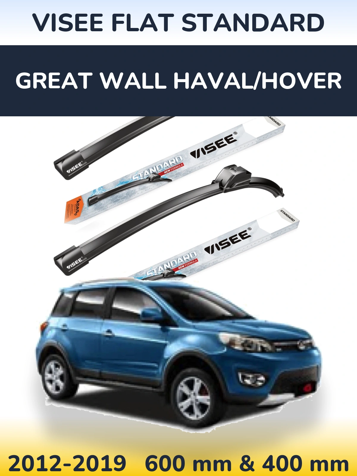 Torkarblad VISEE FLAT STANDARD för Great Wall Haval/Hover