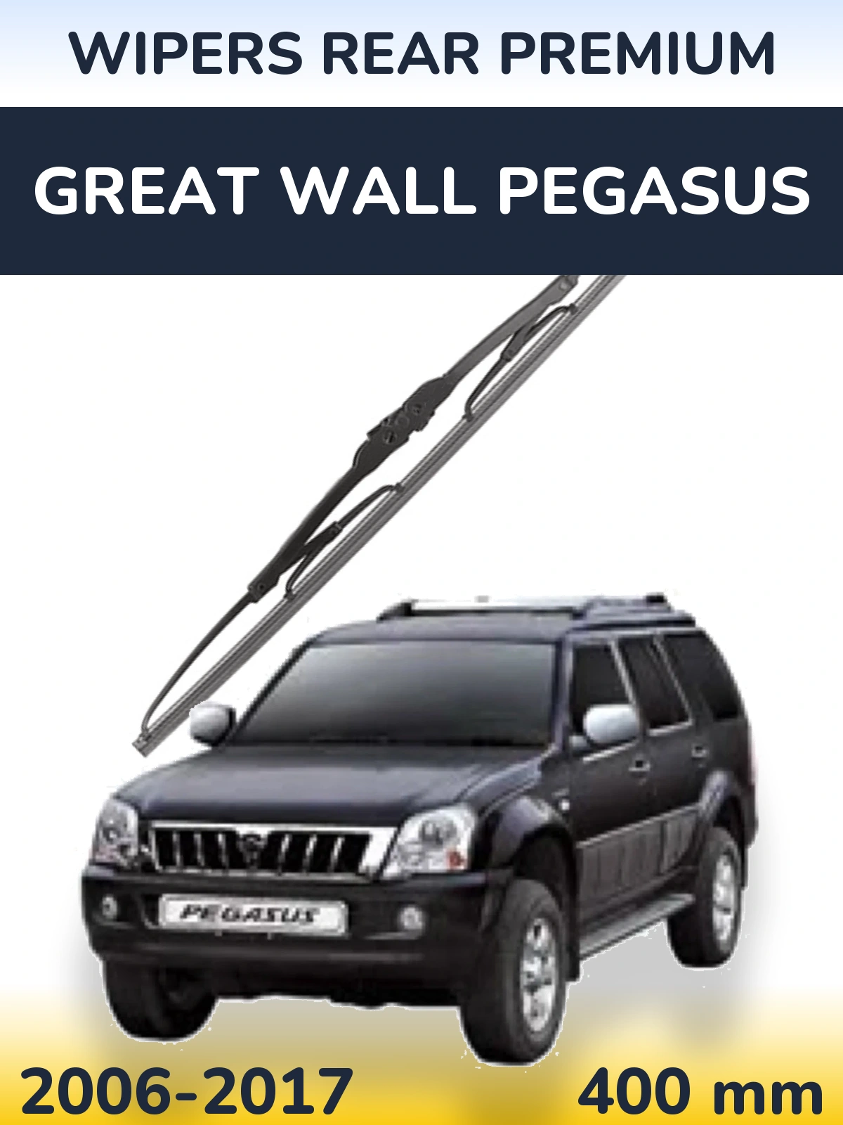 Torkarblad WIPERS REAR PREMIUM för Great Wall Pegasus