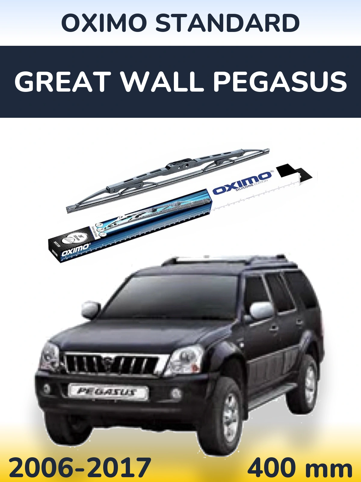 Torkarblad Oximo Standard för Great Wall Pegasus