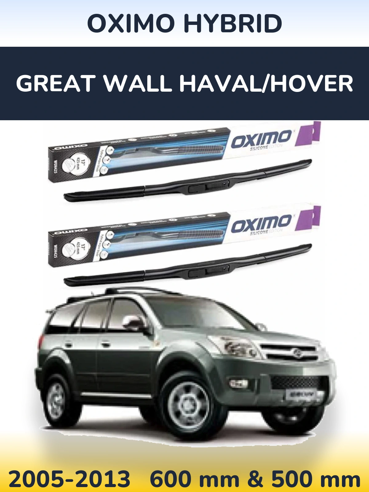 Torkarblad Oximo Hybrid för Great Wall Haval/Hover