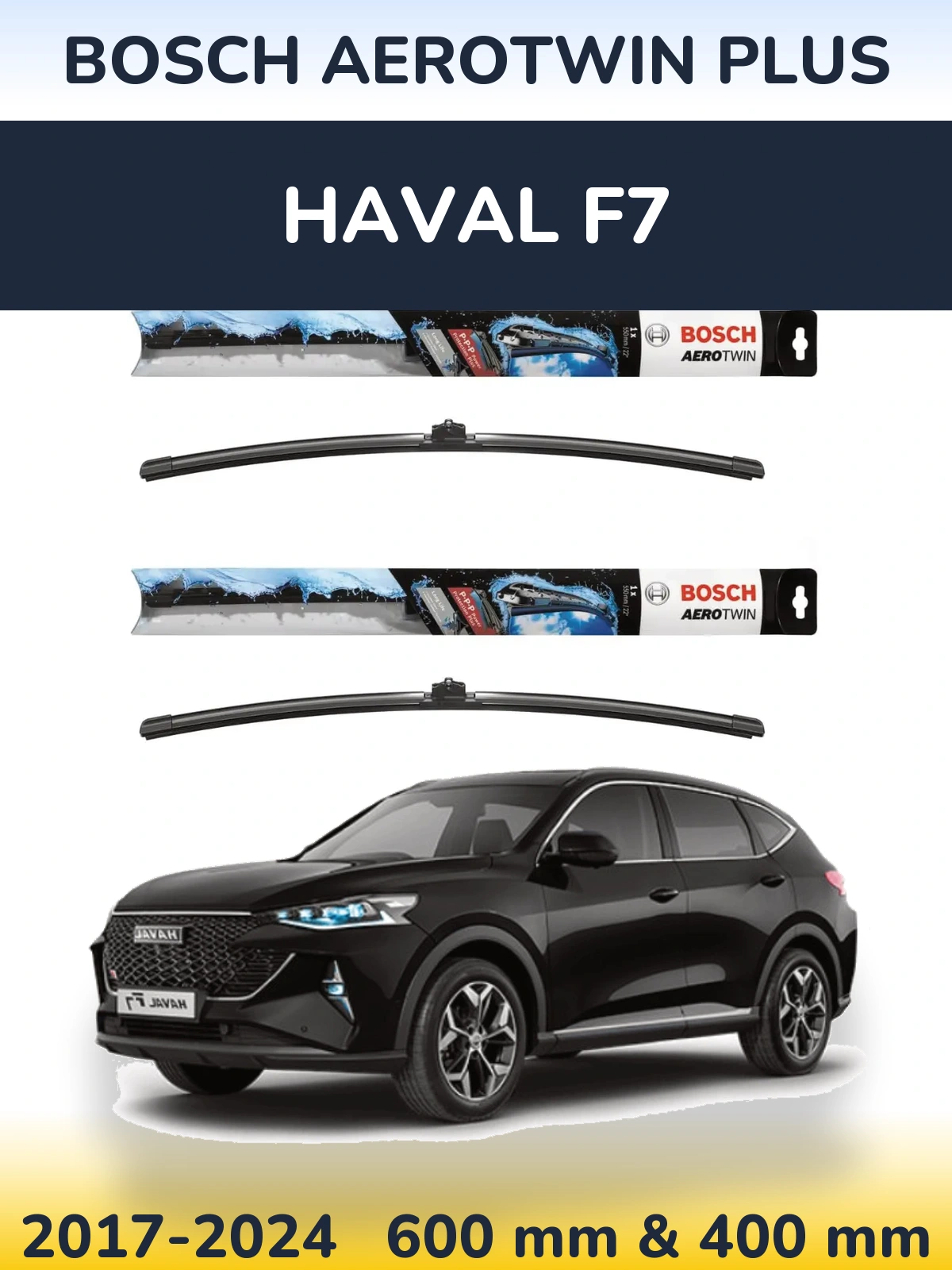 Torkarblad BOSCH AeroTwin Plus för Haval F7
