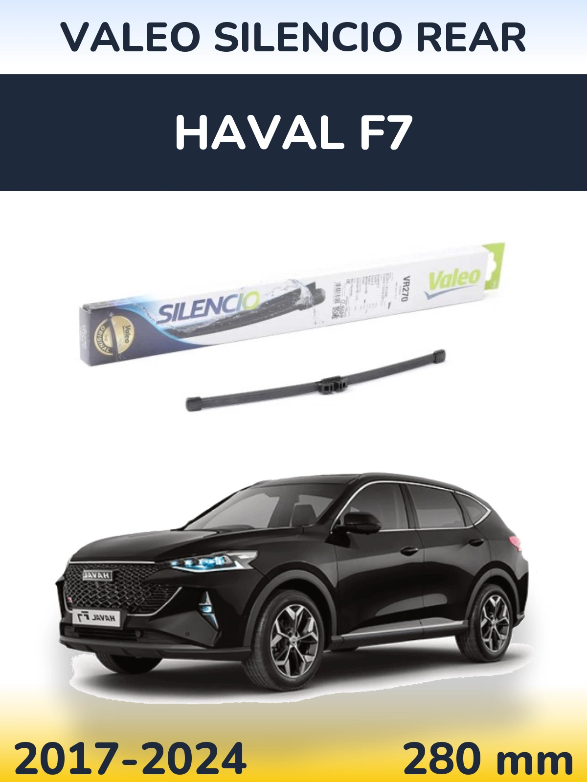 Torkarblad Valeo Silencio Rear för Haval F7