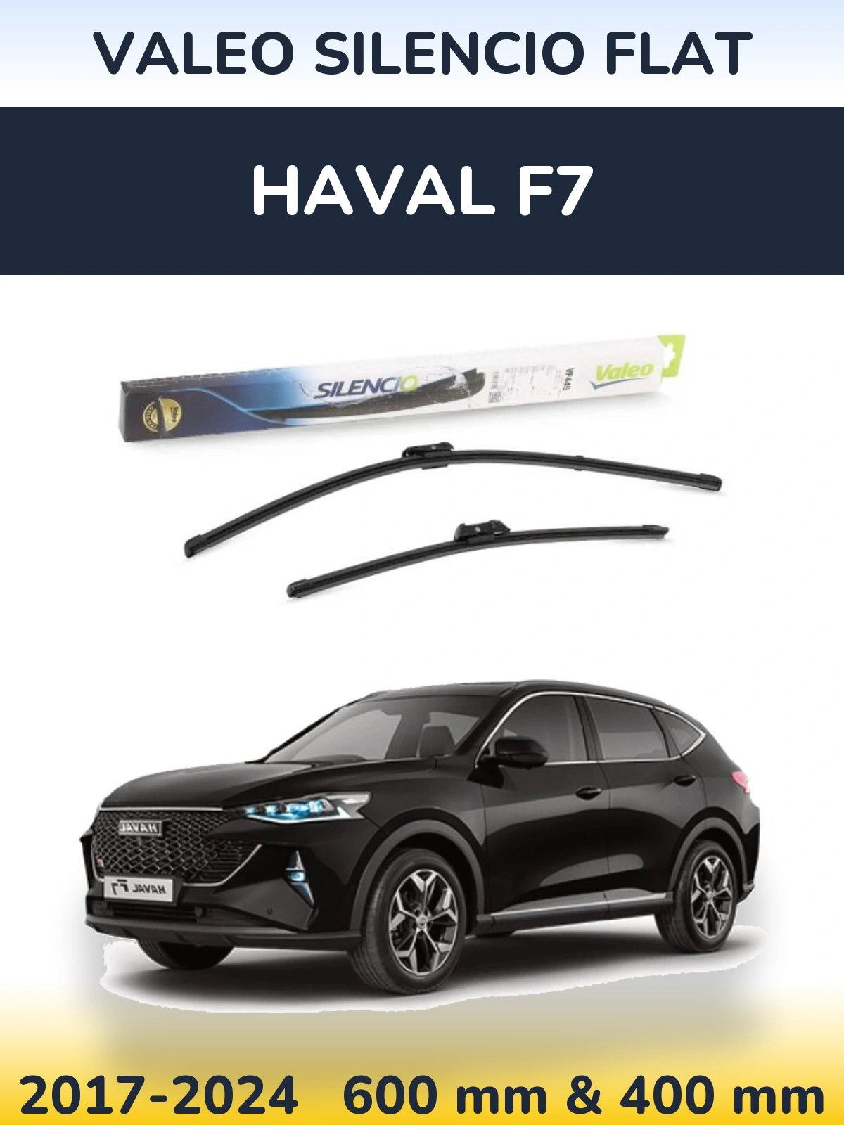 Torkarblad Valeo Silencio Flat för Haval F7
