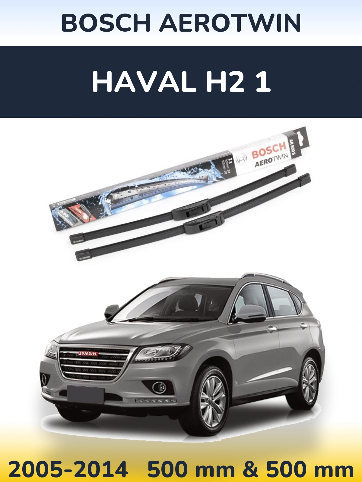 Torkarblad BOSCH AeroTwin för Haval H2 1