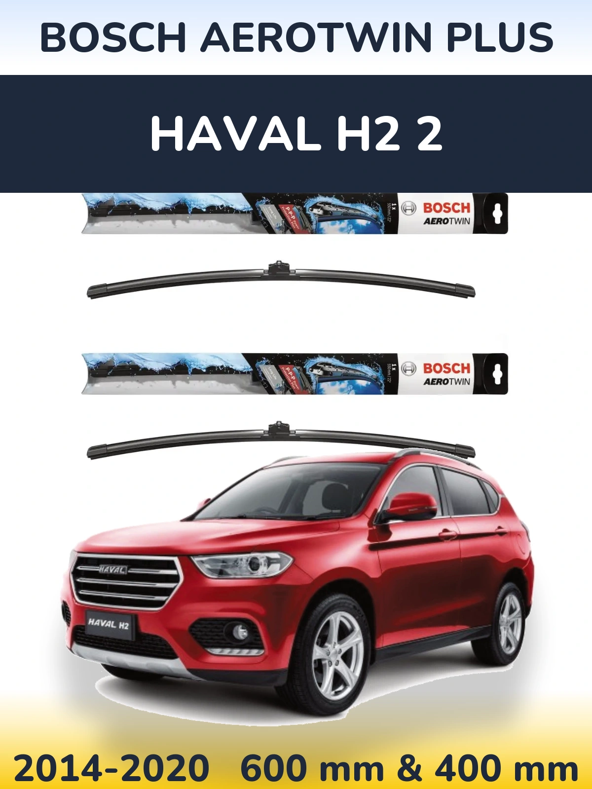 Torkarblad BOSCH AeroTwin Plus för Haval H2 2