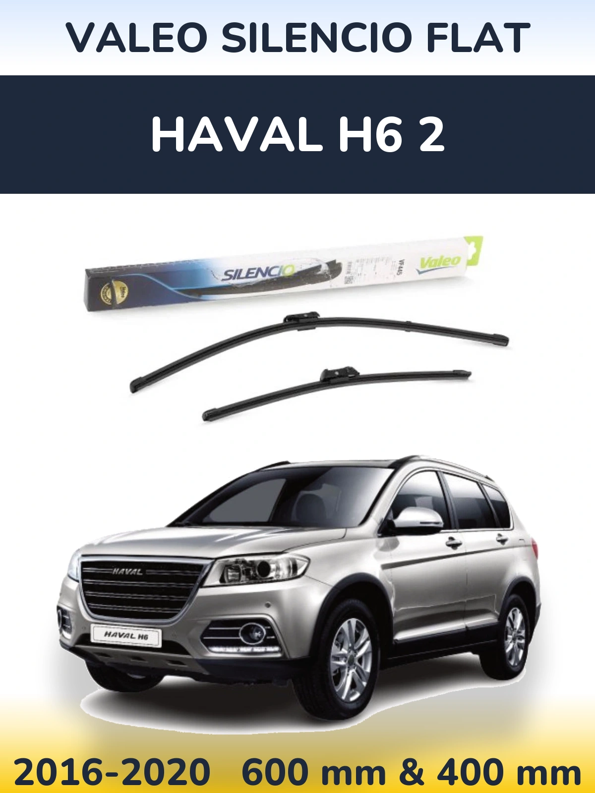 Torkarblad Valeo Silencio Flat för Haval H6 2
