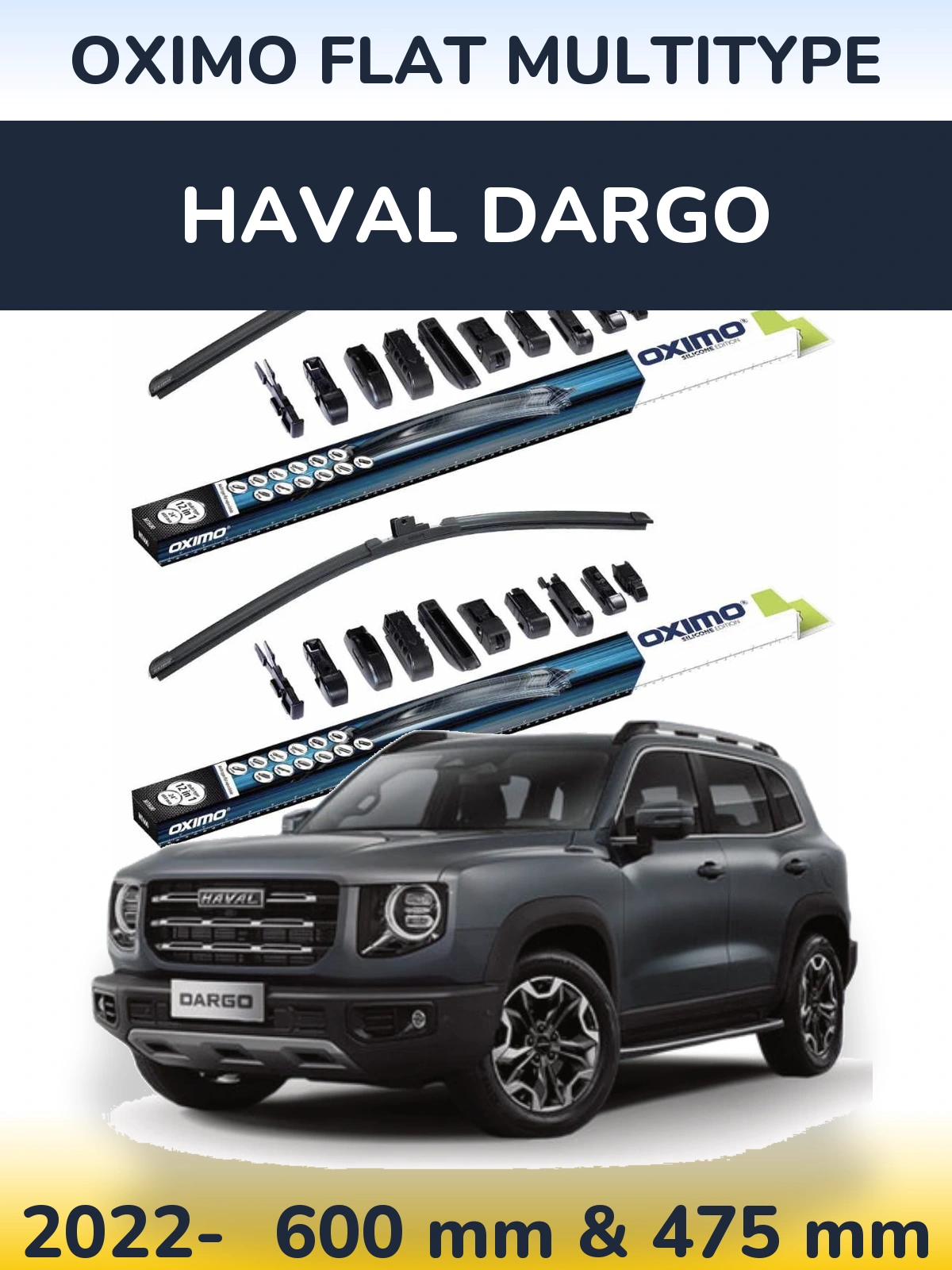 Torkarblad Oximo Flat MultiType för Haval Dargo
