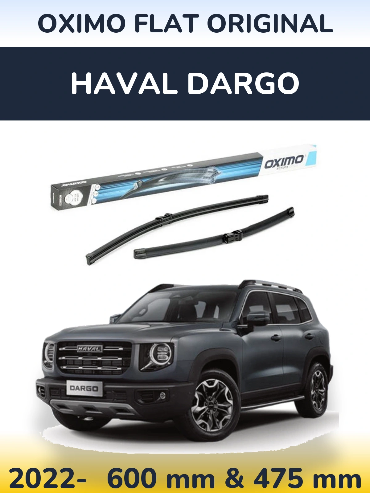 Torkarblad Oximo Flat Original för Haval Dargo