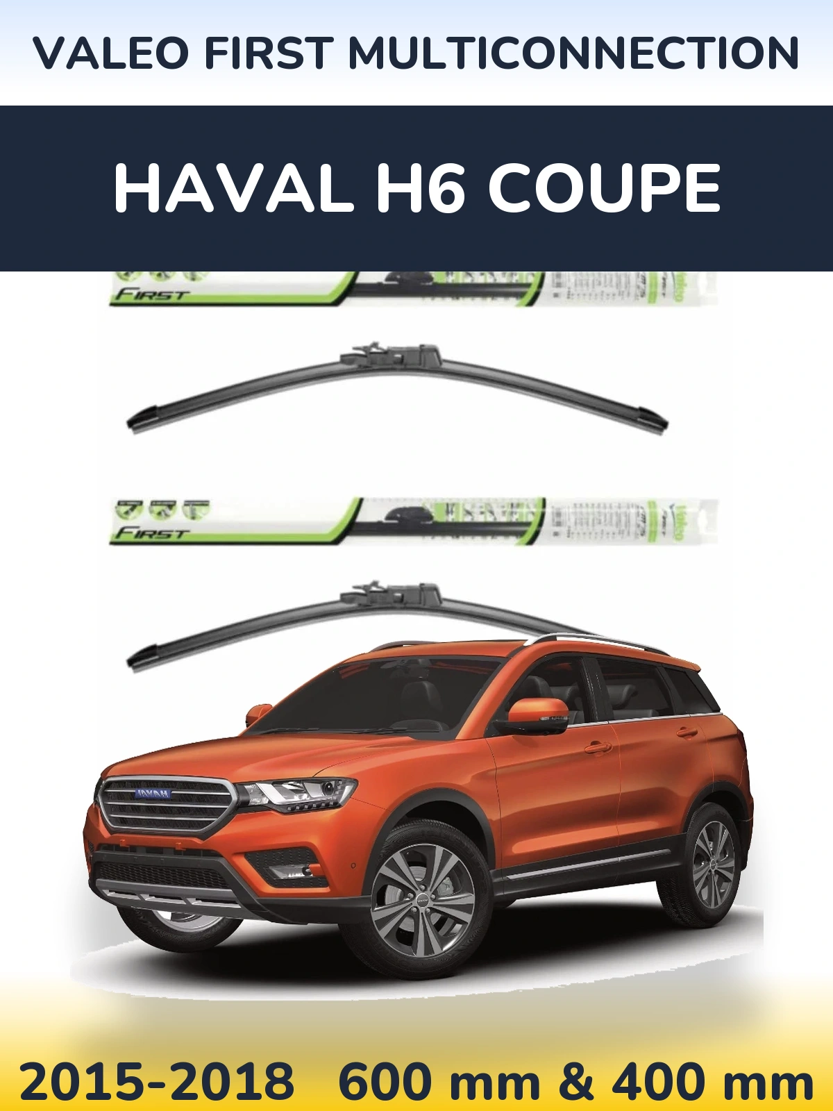 Torkarblad Valeo First MultiConnection för Haval H6 coupe