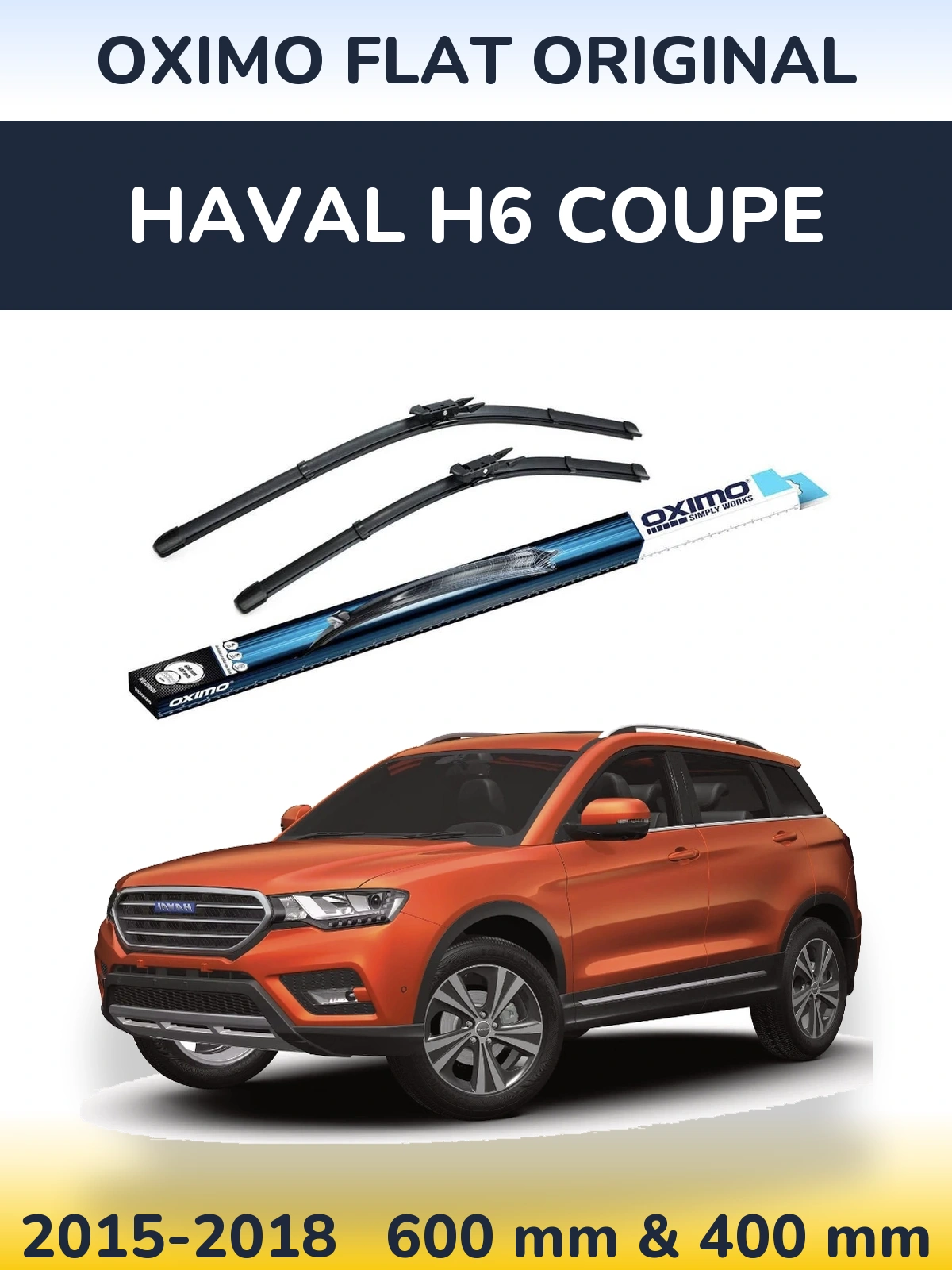 Torkarblad Oximo Flat Original för Haval H6 coupe