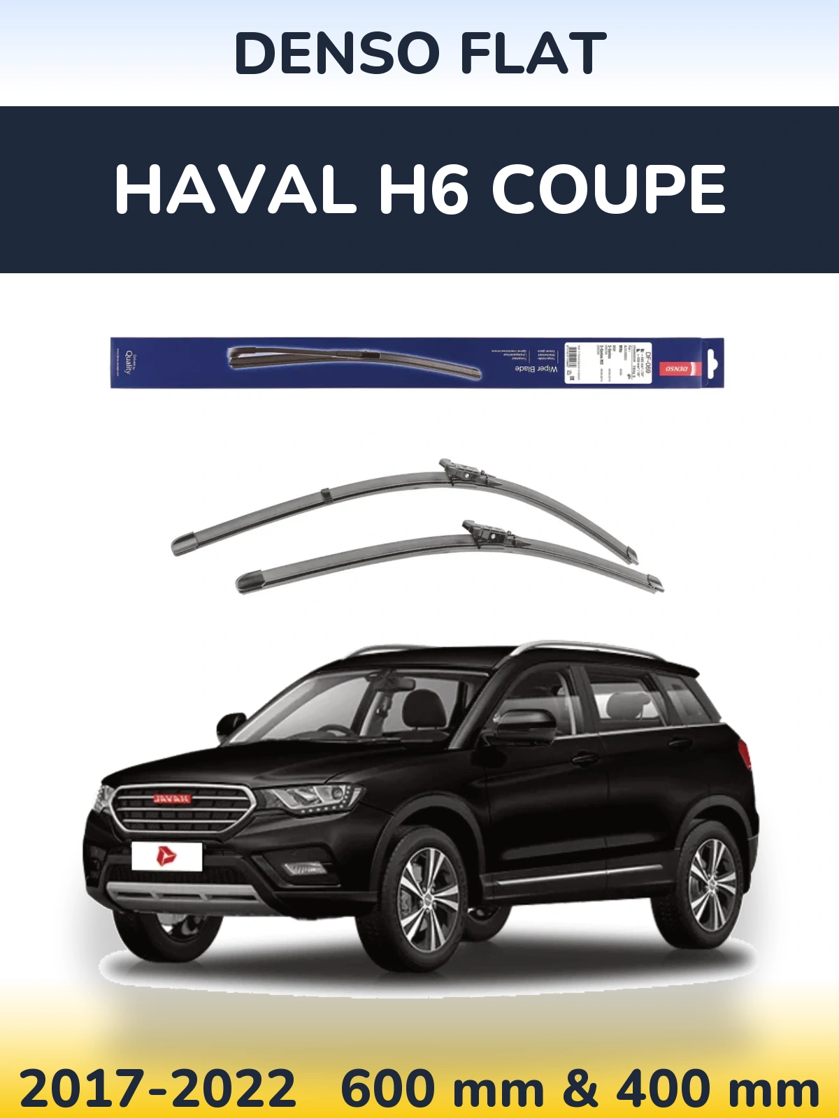 Torkarblad Denso Flat för Haval H6 coupe