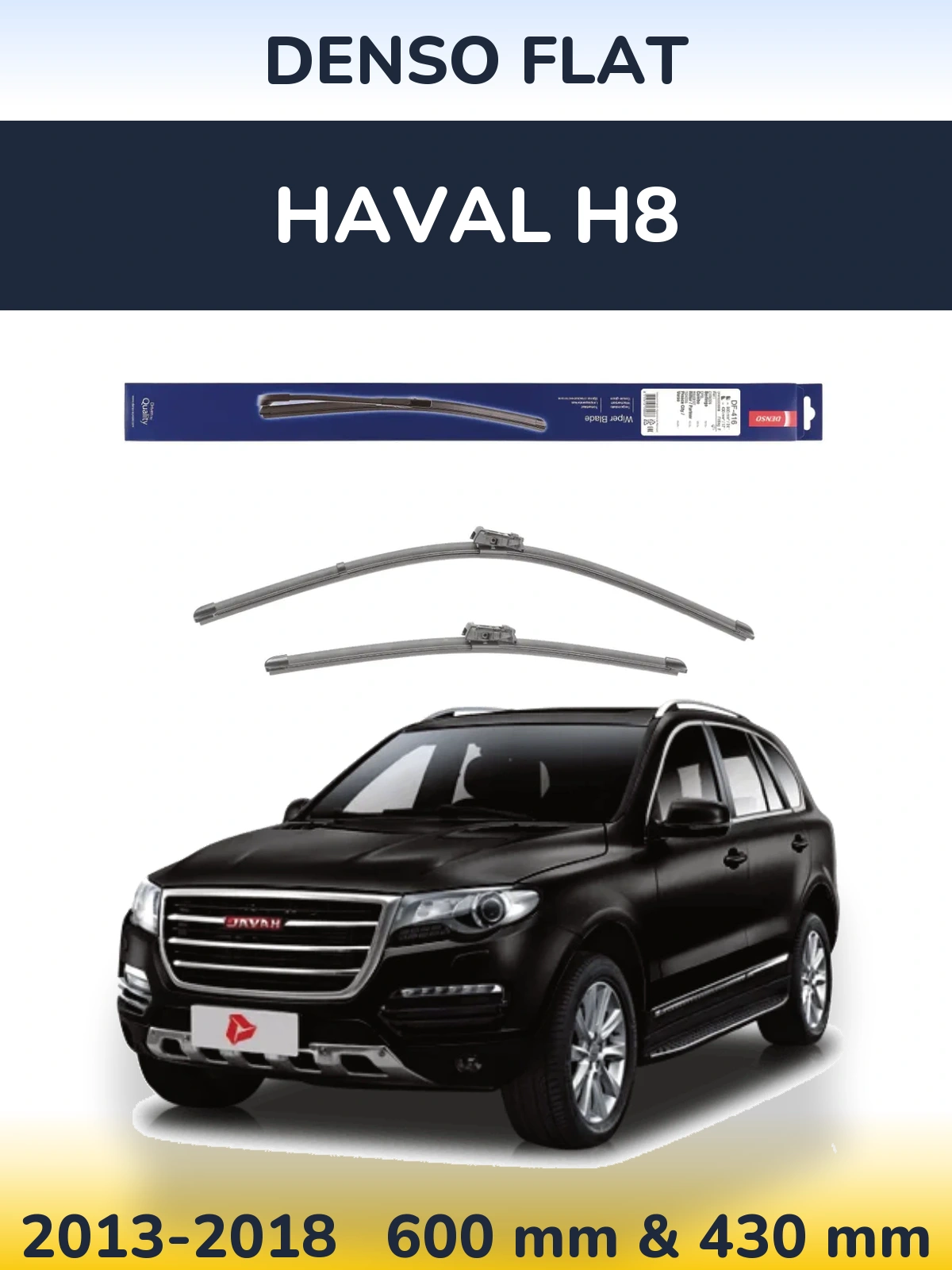 Torkarblad Denso Flat för Haval H8