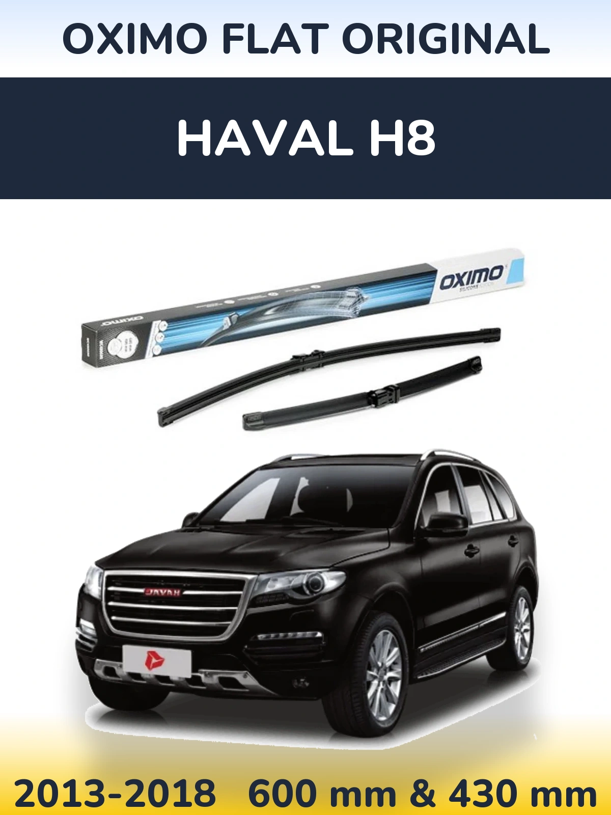 Torkarblad Oximo Flat Original för Haval H8