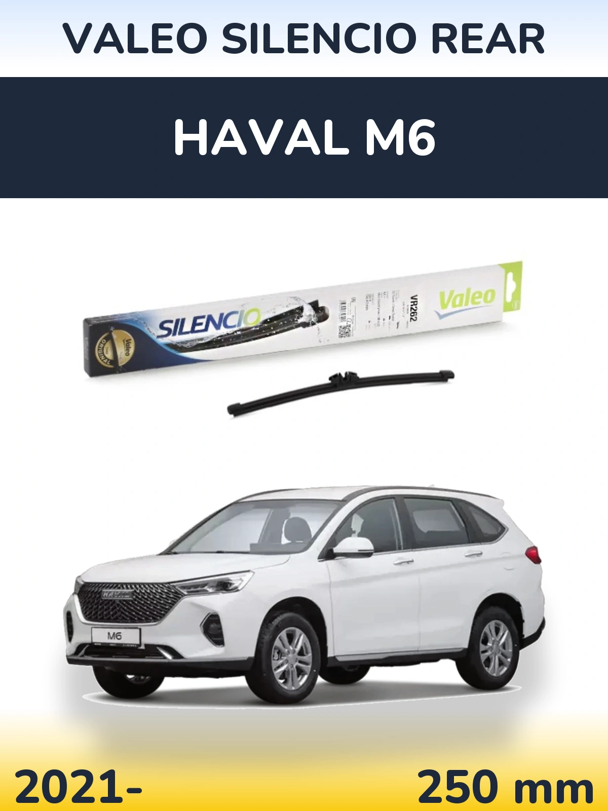 Torkarblad Valeo Silencio Rear för Haval M6