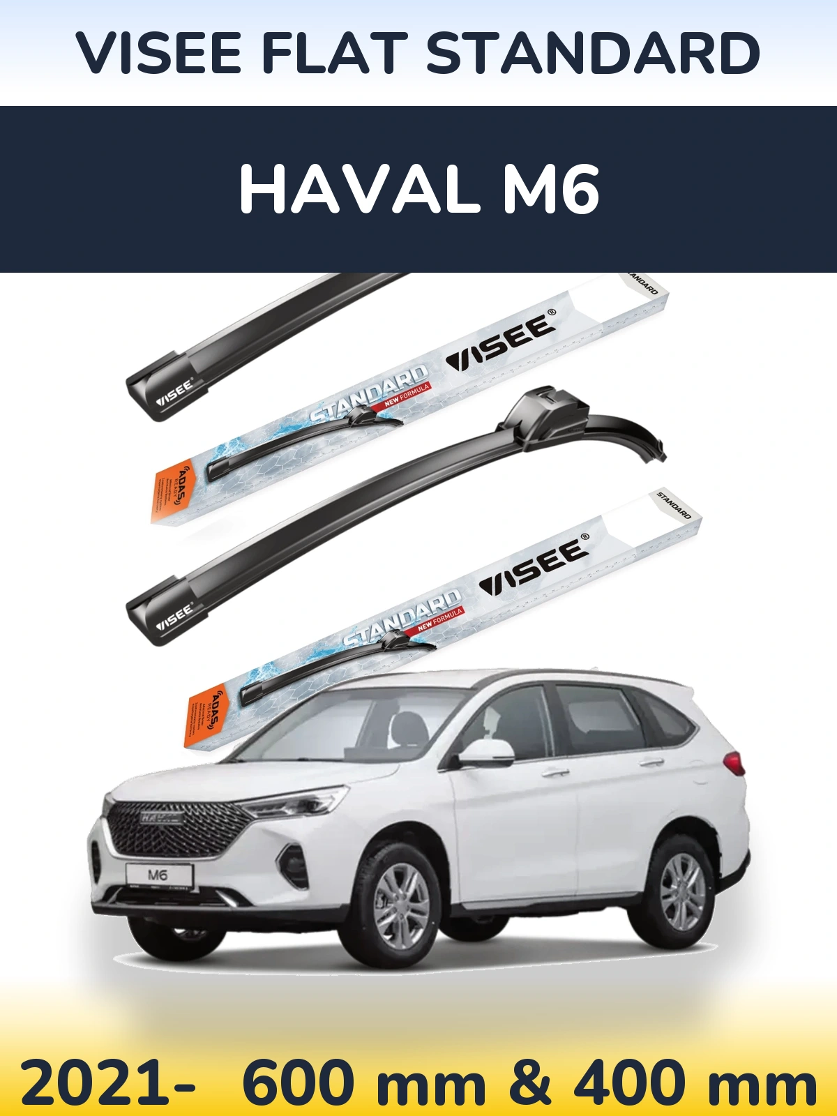 Torkarblad VISEE FLAT STANDARD för Haval M6