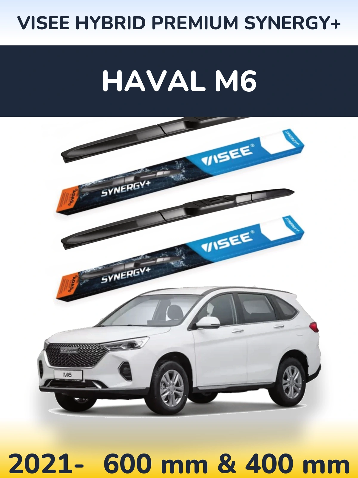 Torkarblad VISEE HYBRID PREMIUM SYNERGY+ för Haval M6