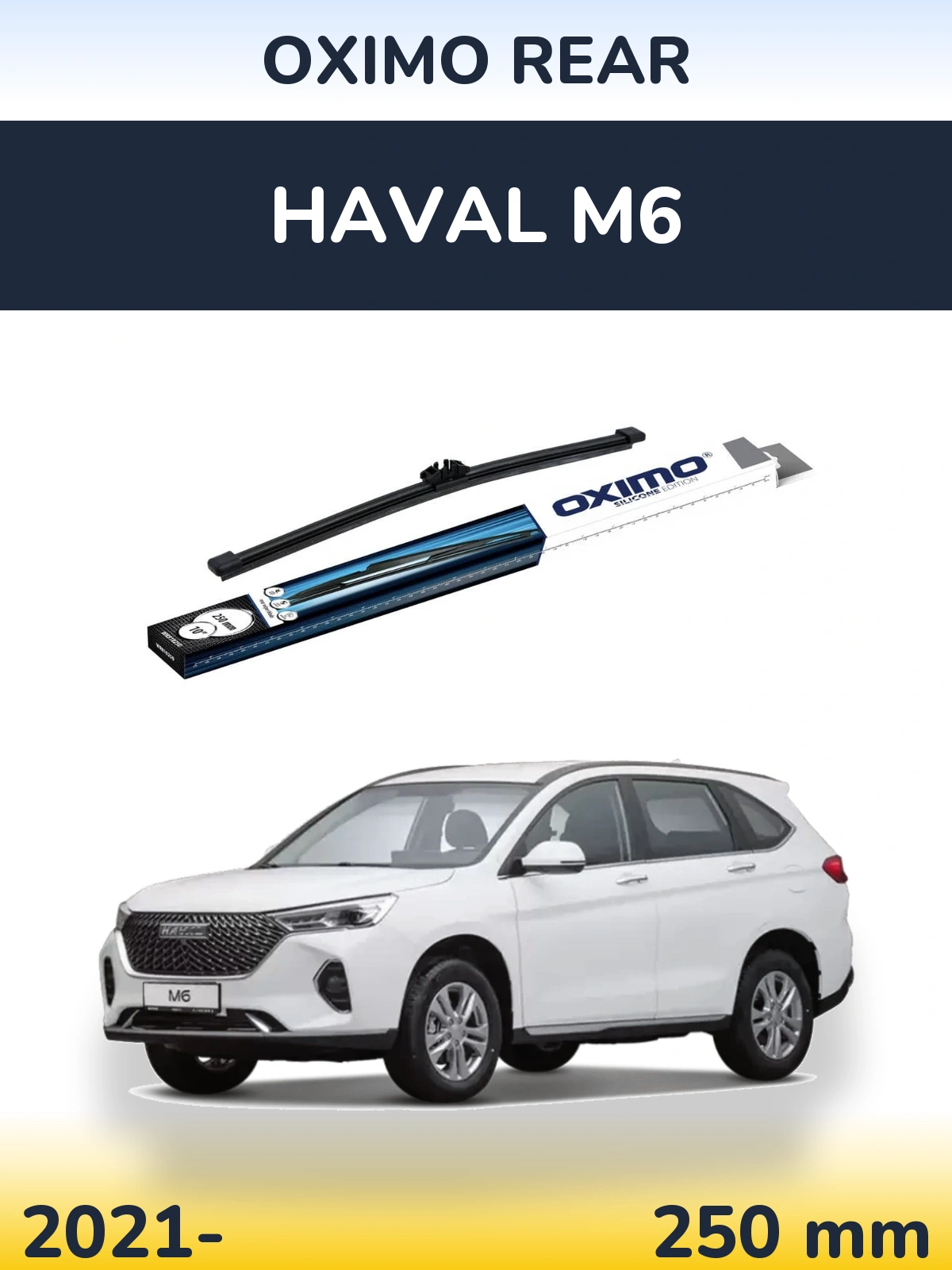 Torkarblad Oximo Rear för Haval M6