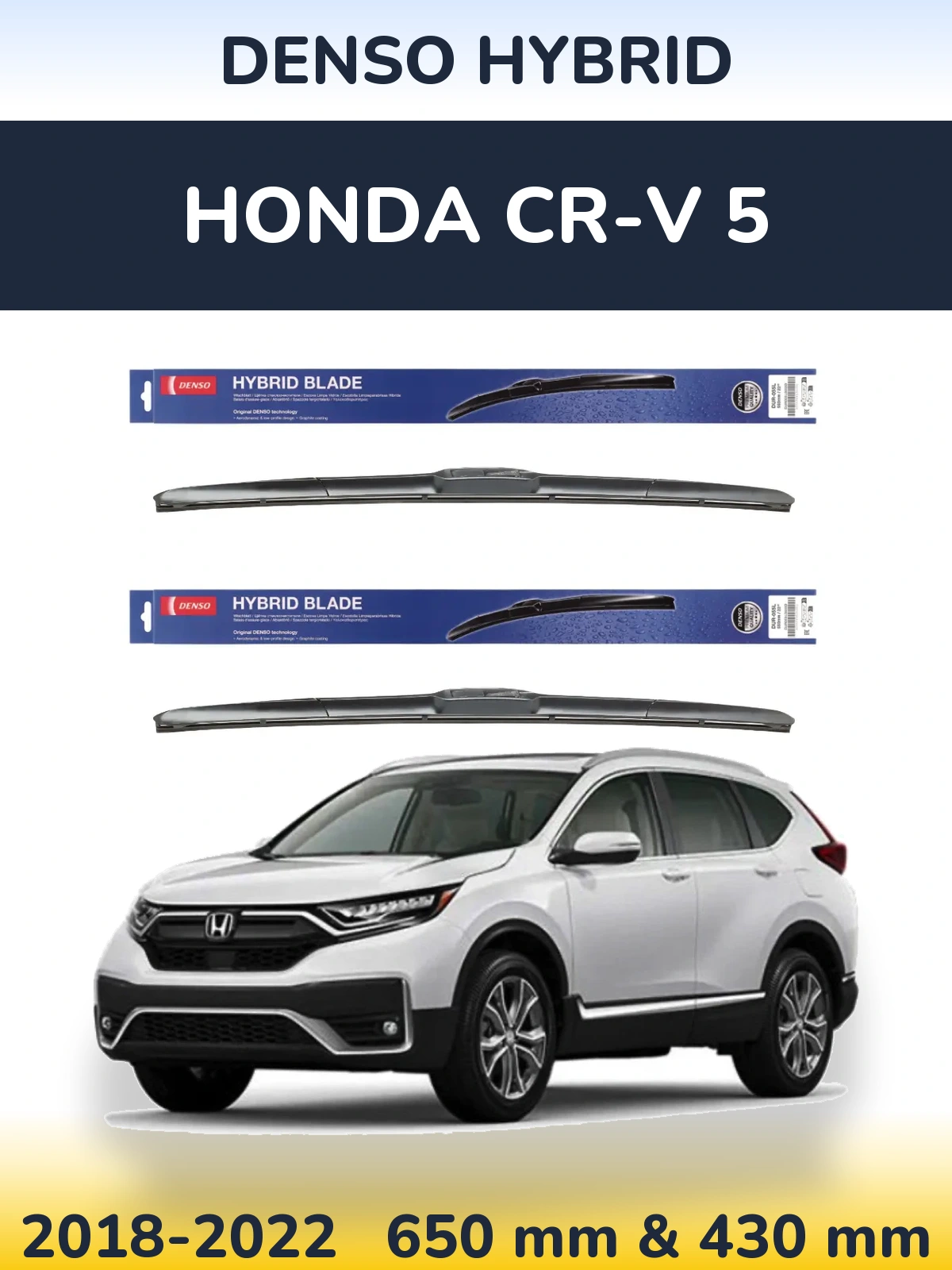 Torkarblad Denso Hybrid för Honda CR-V 5