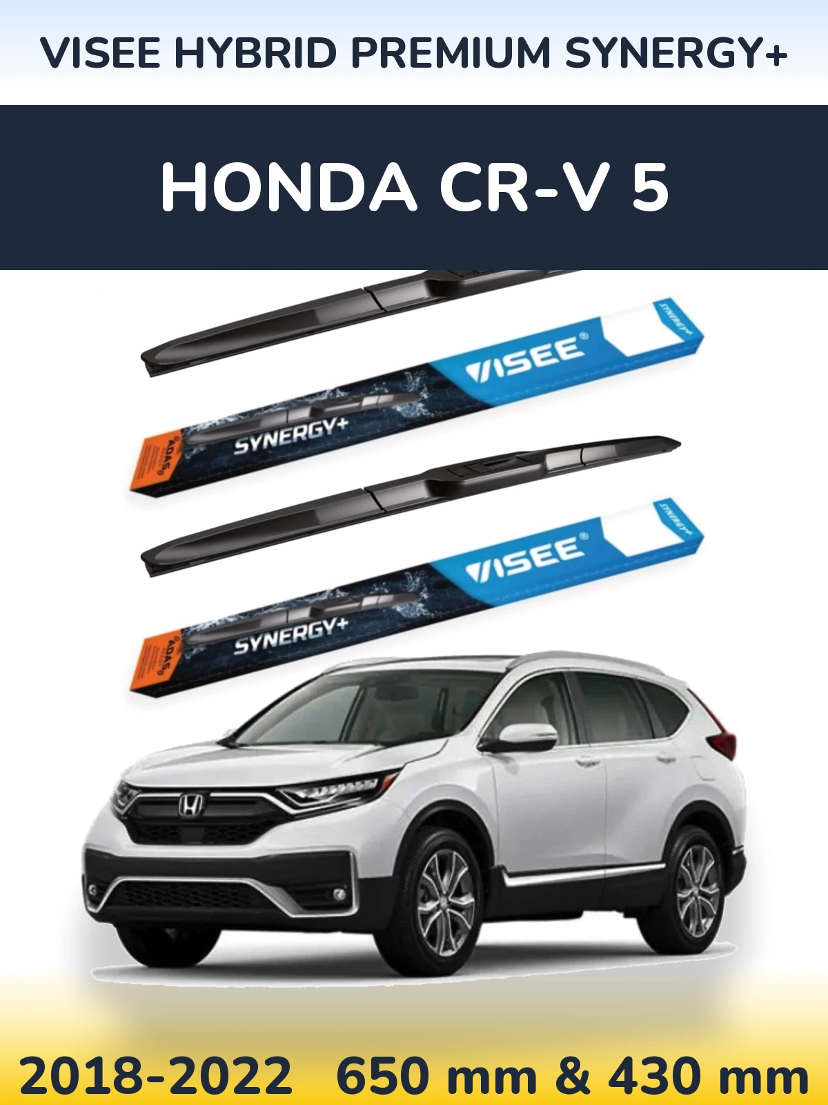 Torkarblad VISEE HYBRID PREMIUM SYNERGY+ för Honda CR-V 5