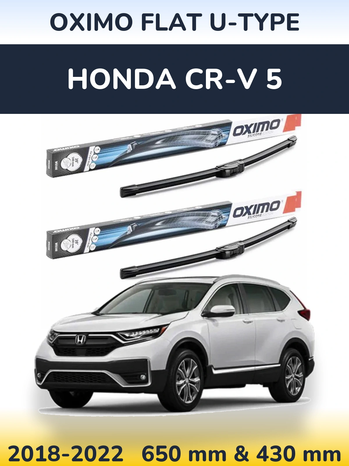 Torkarblad Oximo Flat U-type för Honda CR-V 5