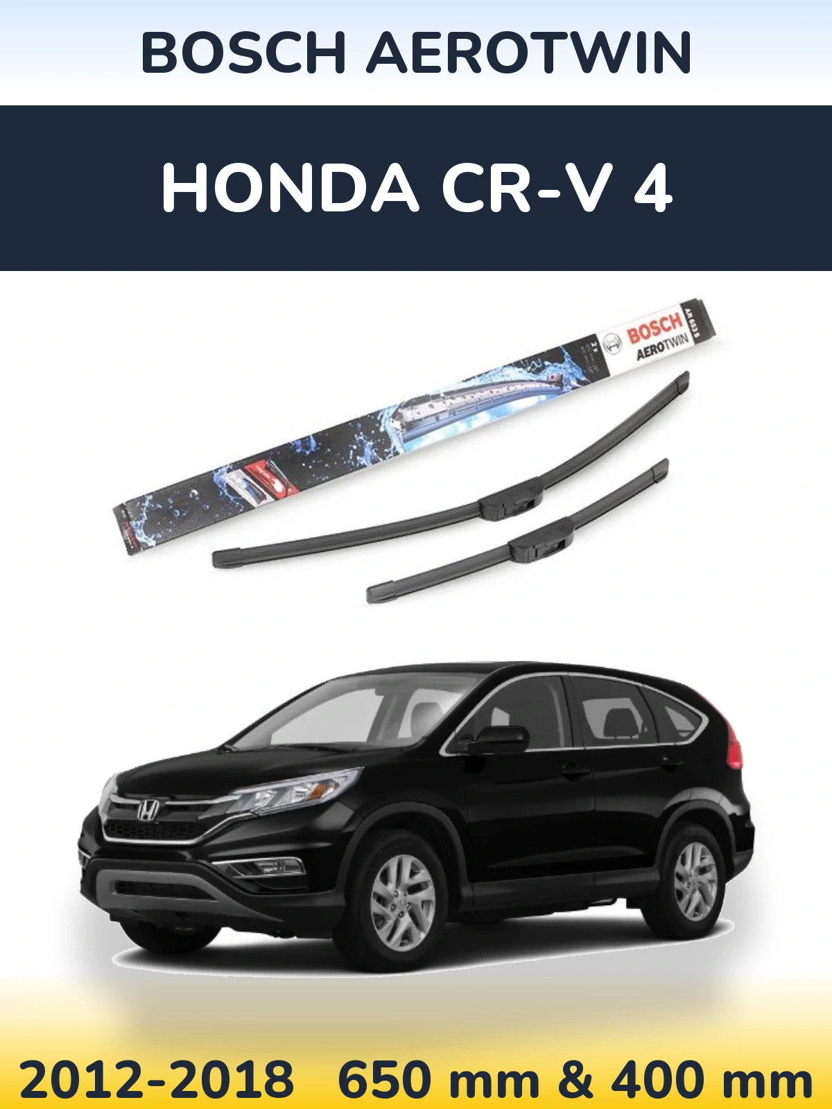 Torkarblad BOSCH AeroTwin för Honda CR-V 4