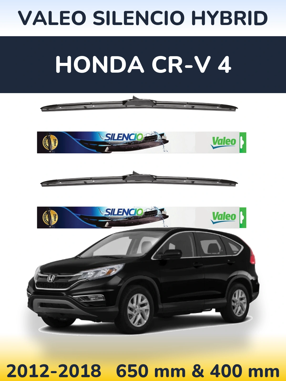 Torkarblad Valeo Silencio Hybrid för Honda CR-V 4