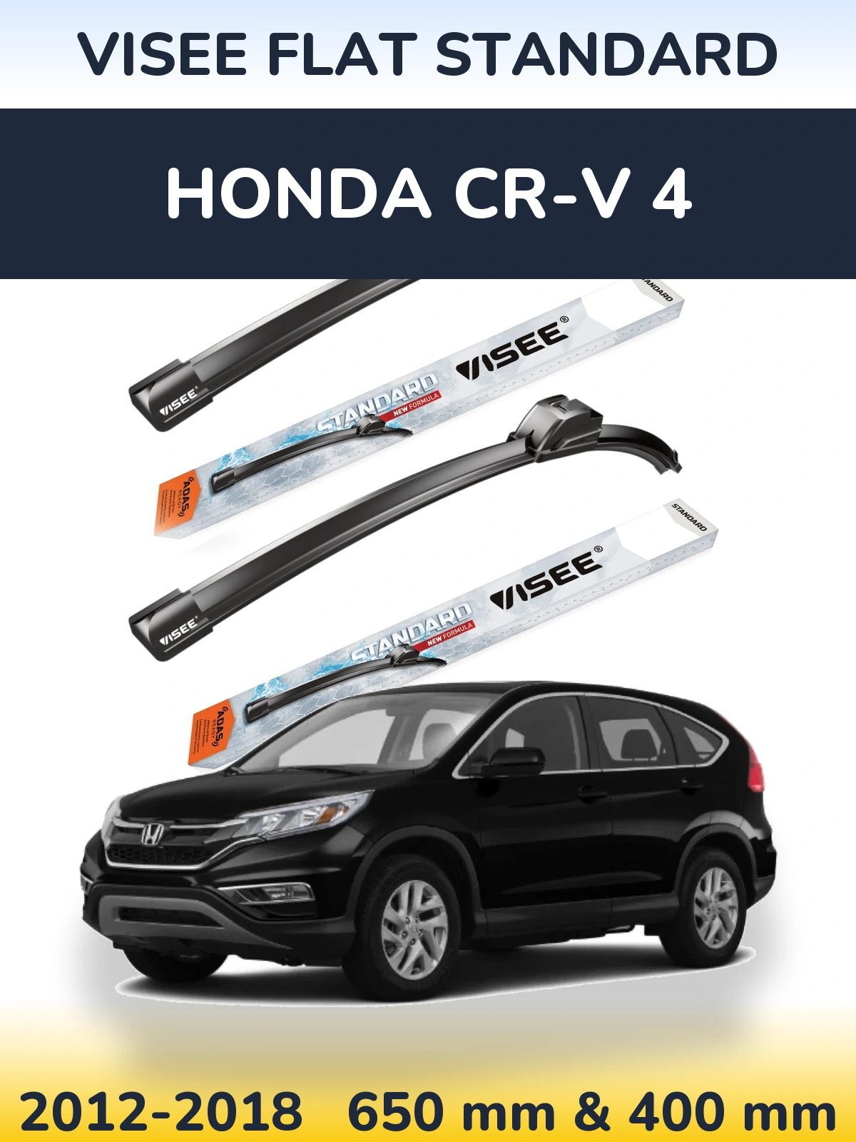 Torkarblad VISEE FLAT STANDARD för Honda CR-V 4