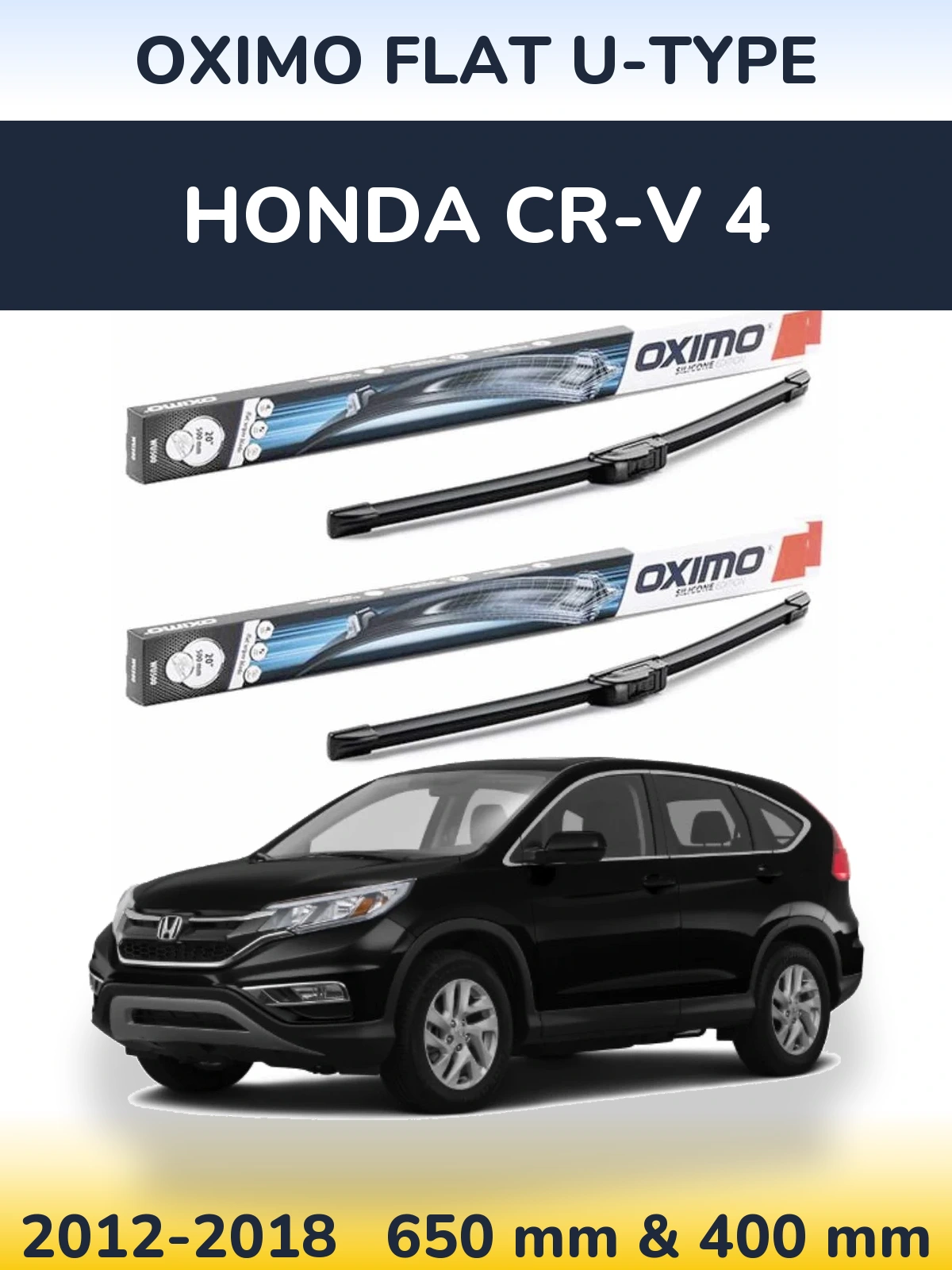 Torkarblad Oximo Flat U-type för Honda CR-V 4