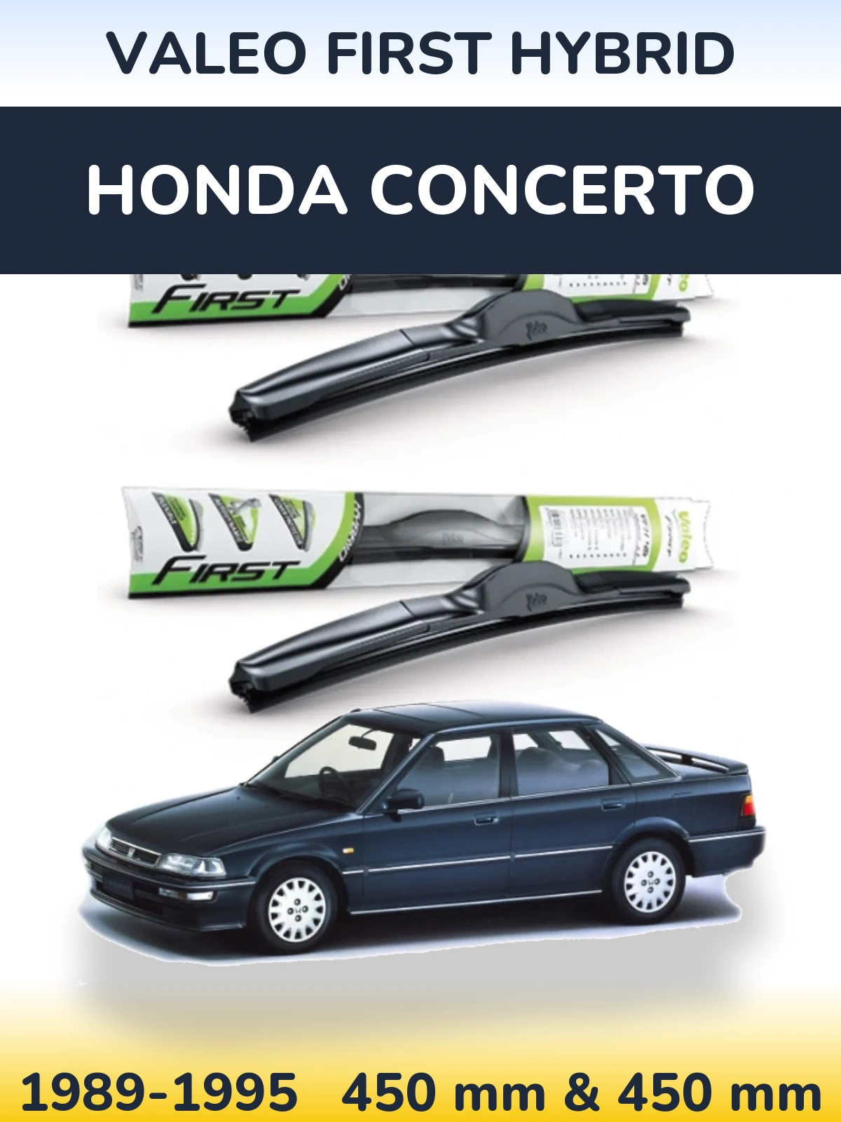 Torkarblad Valeo First Hybrid för Honda Concerto