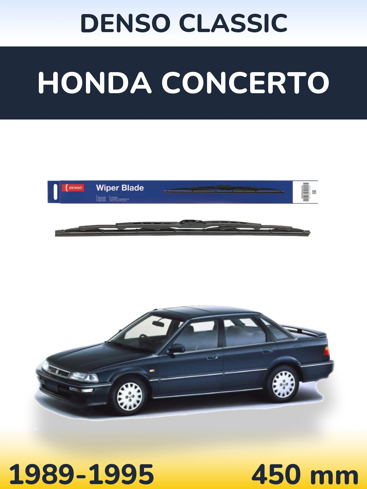 Torkarblad Denso Classic för Honda Concerto