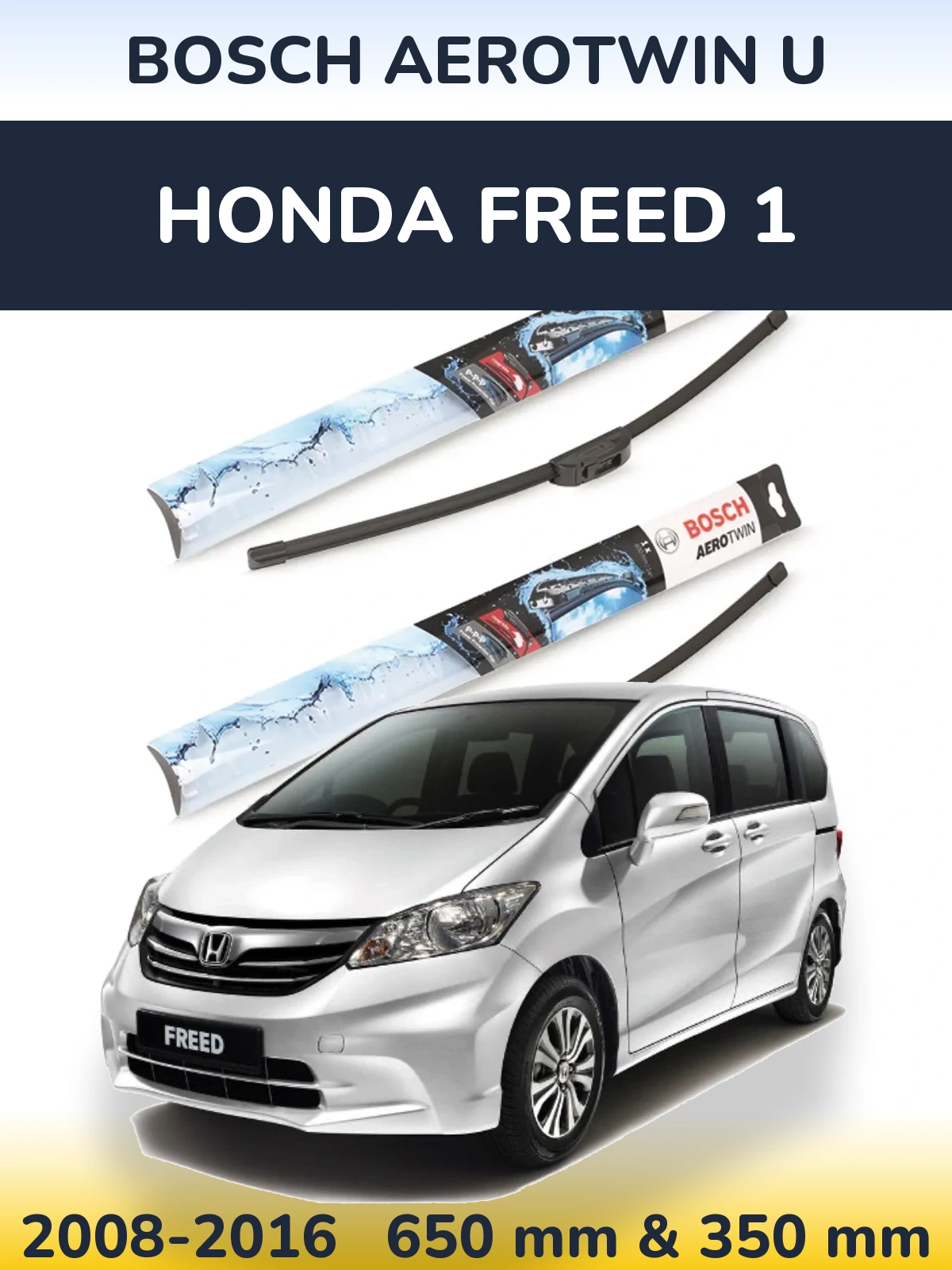 Torkarblad BOSCH AeroTwin U för Honda Freed 1