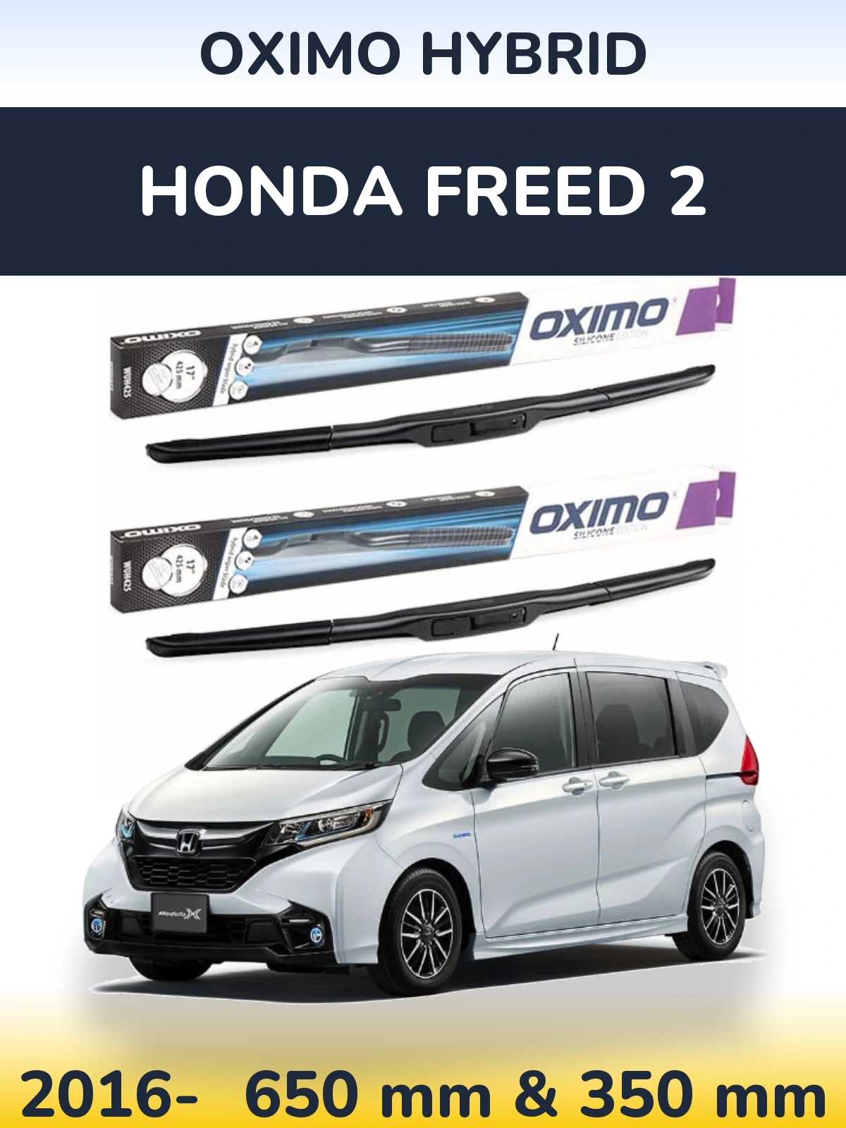 Torkarblad Oximo Hybrid för Honda Freed 2