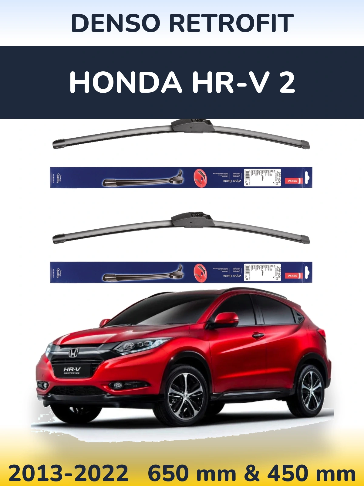 Torkarblad Denso Retrofit för Honda HR-V 2