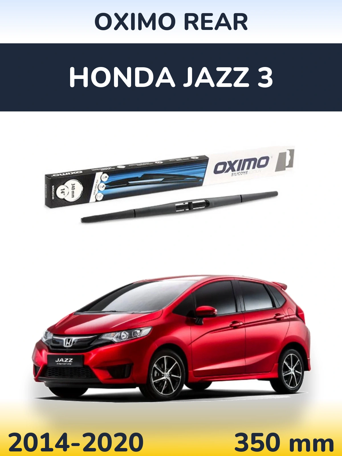 Torkarblad Oximo Rear för Honda Jazz 3