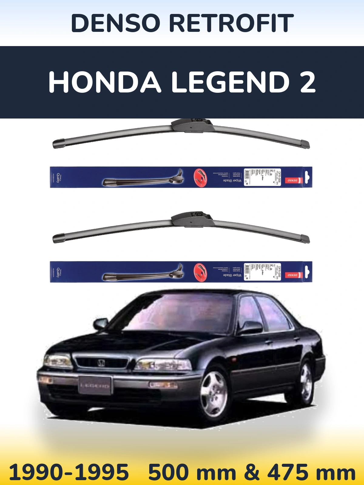 Torkarblad Denso Retrofit för Honda Legend 2