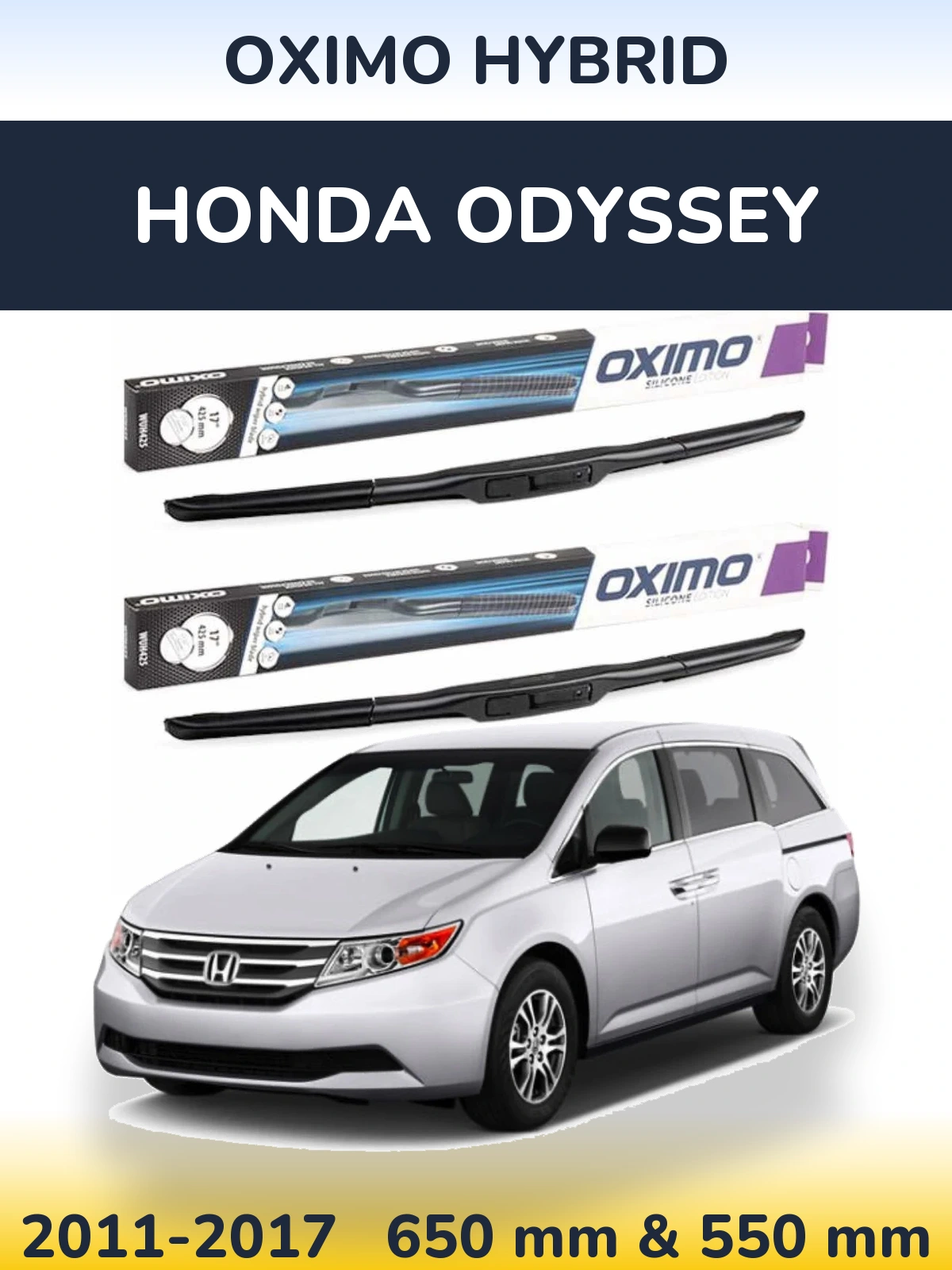 Torkarblad Oximo Hybrid för Honda Odyssey