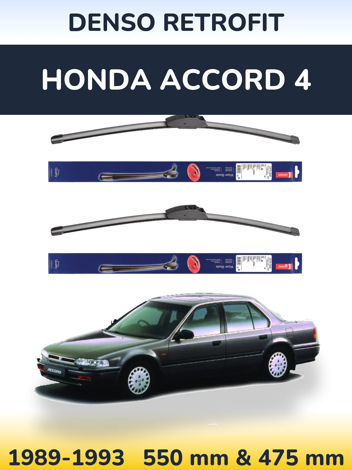 Torkarblad Denso Retrofit för Honda Accord 4