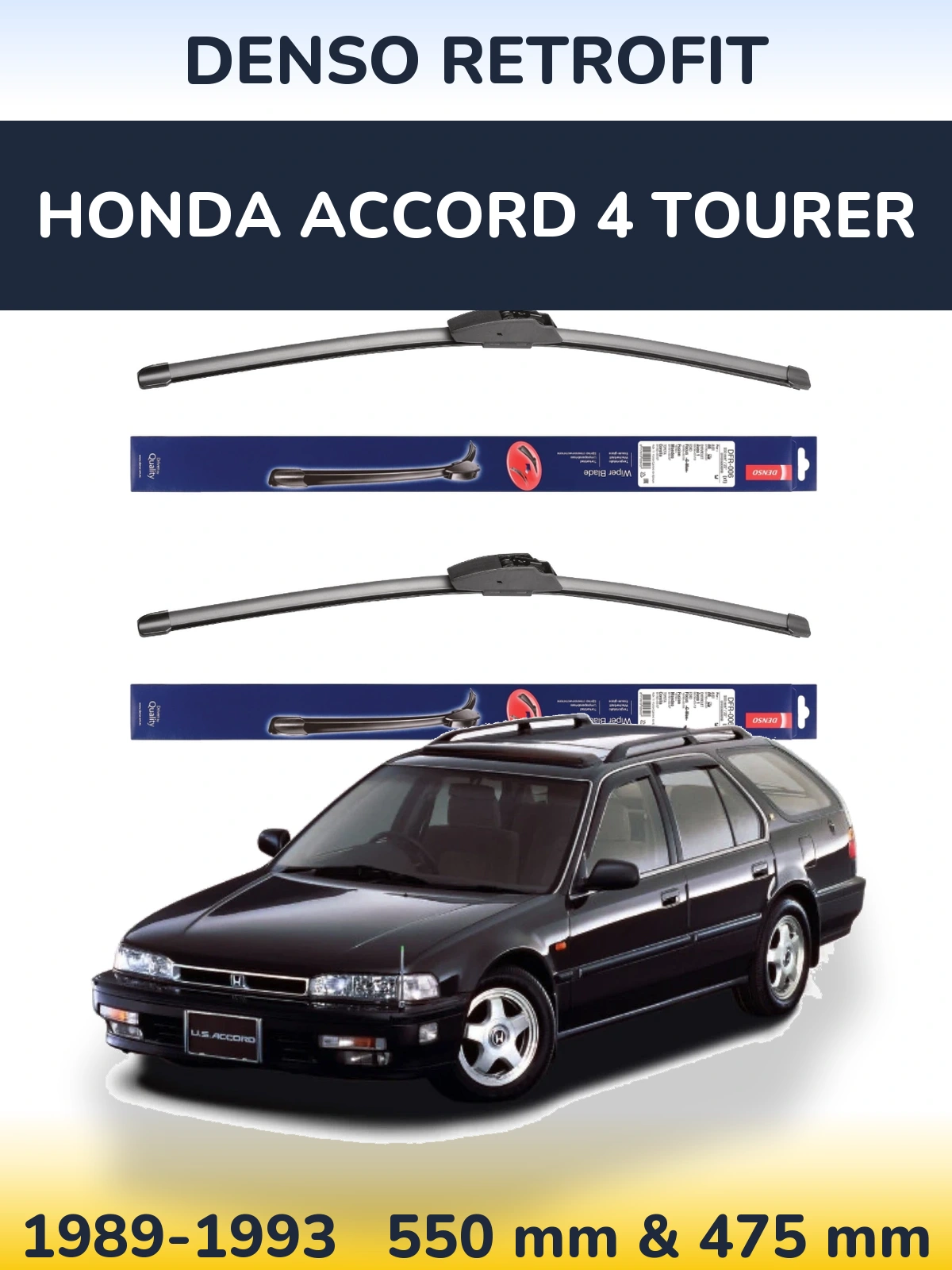 Torkarblad Denso Retrofit för Honda Accord 4 Tourer