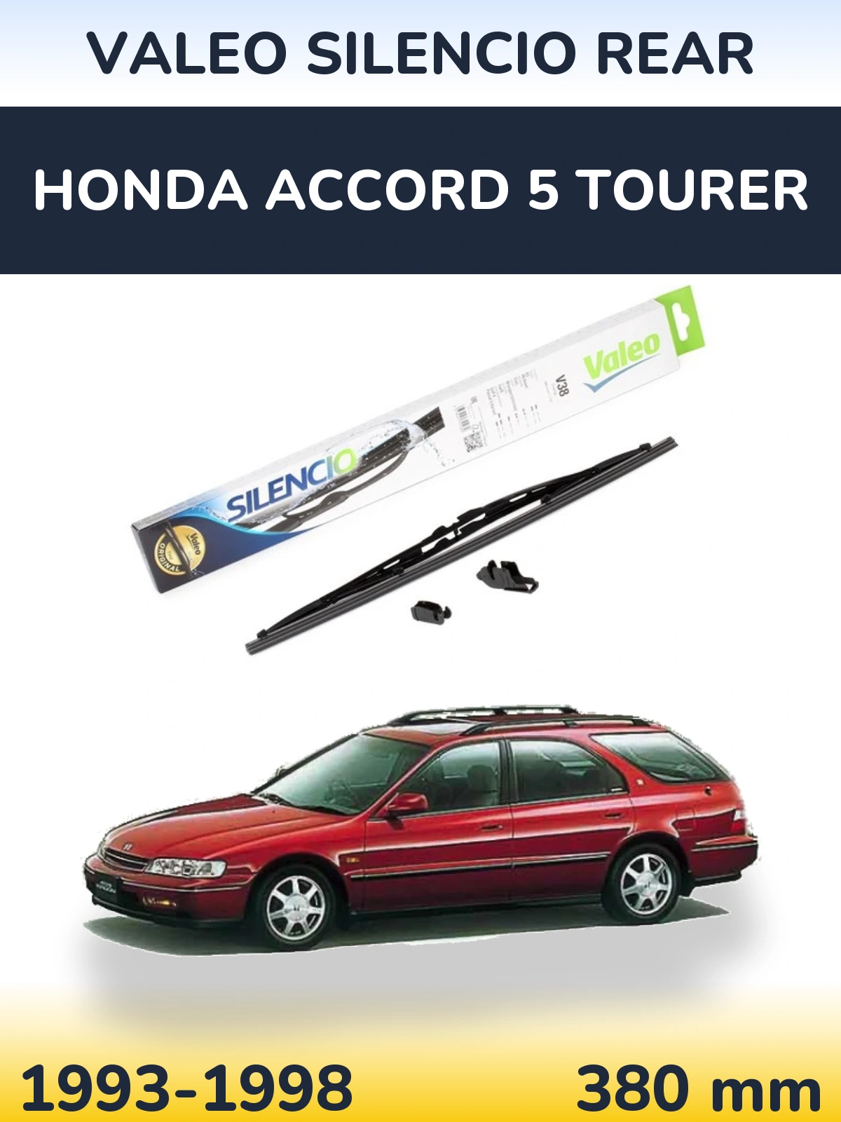 Torkarblad Valeo Silencio Rear för Honda Accord 5 Tourer