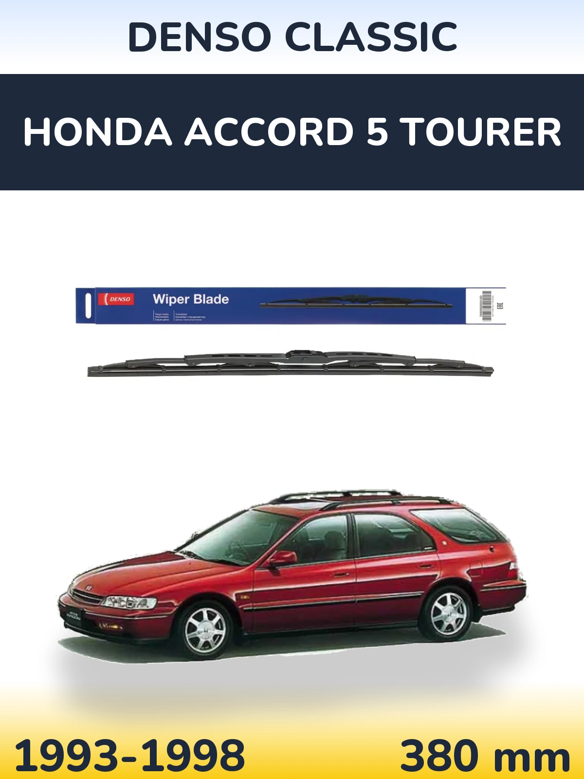 Torkarblad Denso Classic för Honda Accord 5 Tourer