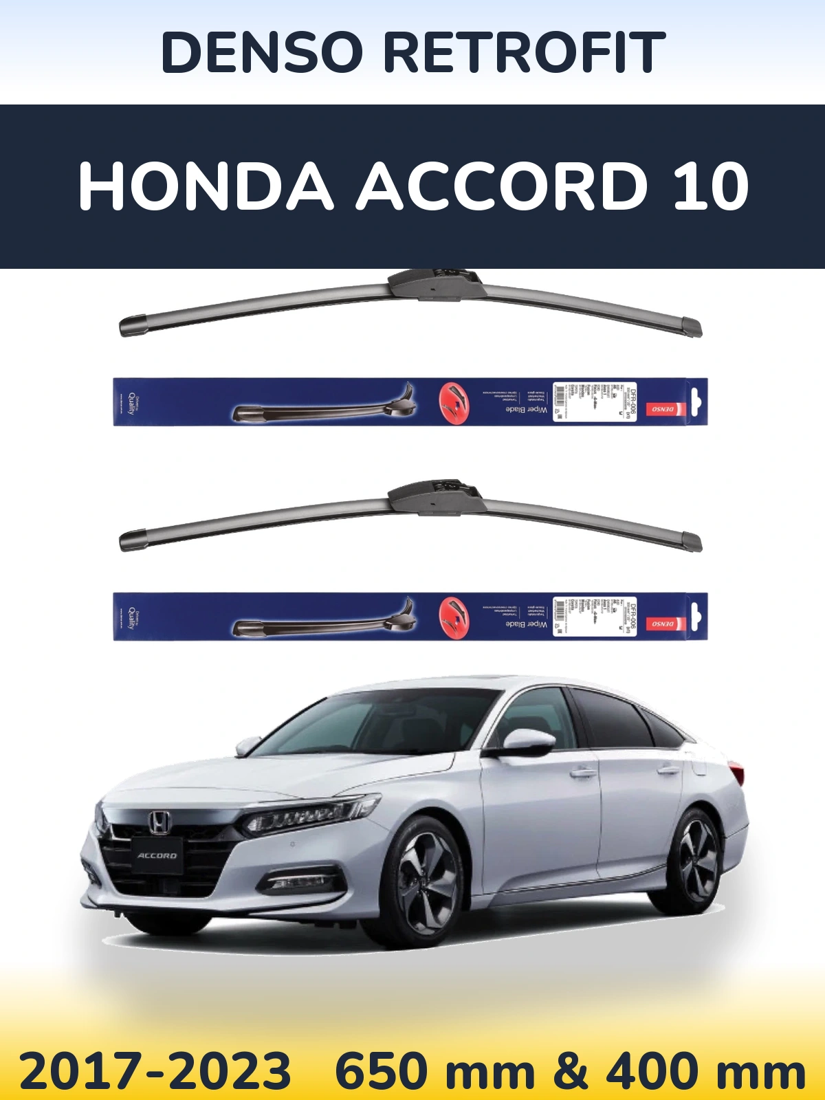 Torkarblad Denso Retrofit för Honda Accord 10