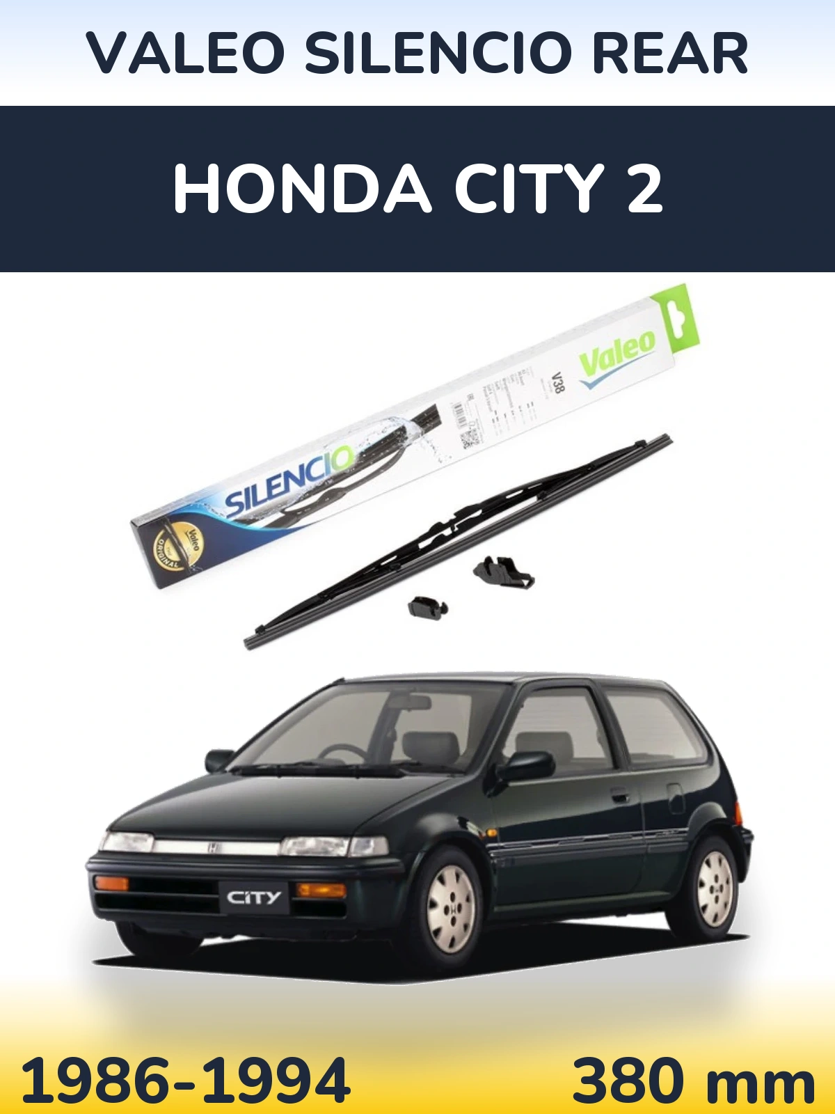 Torkarblad Valeo Silencio Rear för Honda City 2