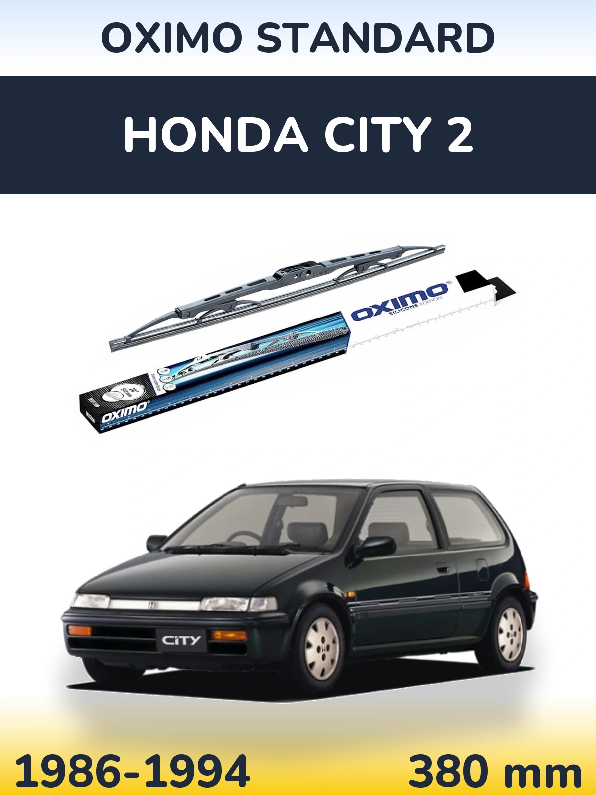 Torkarblad Oximo Standard för Honda City 2
