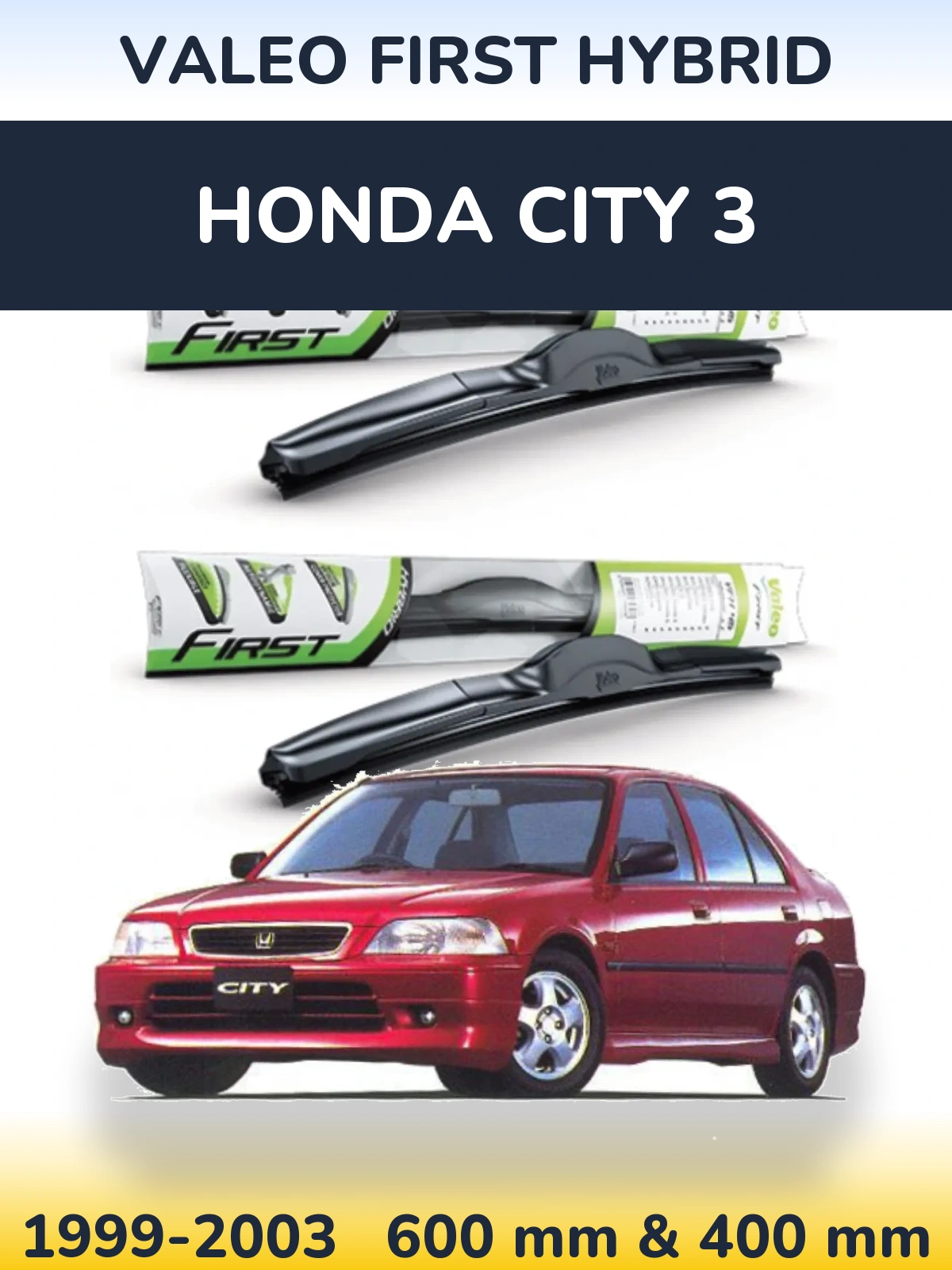 Torkarblad Valeo First Hybrid för Honda City 3