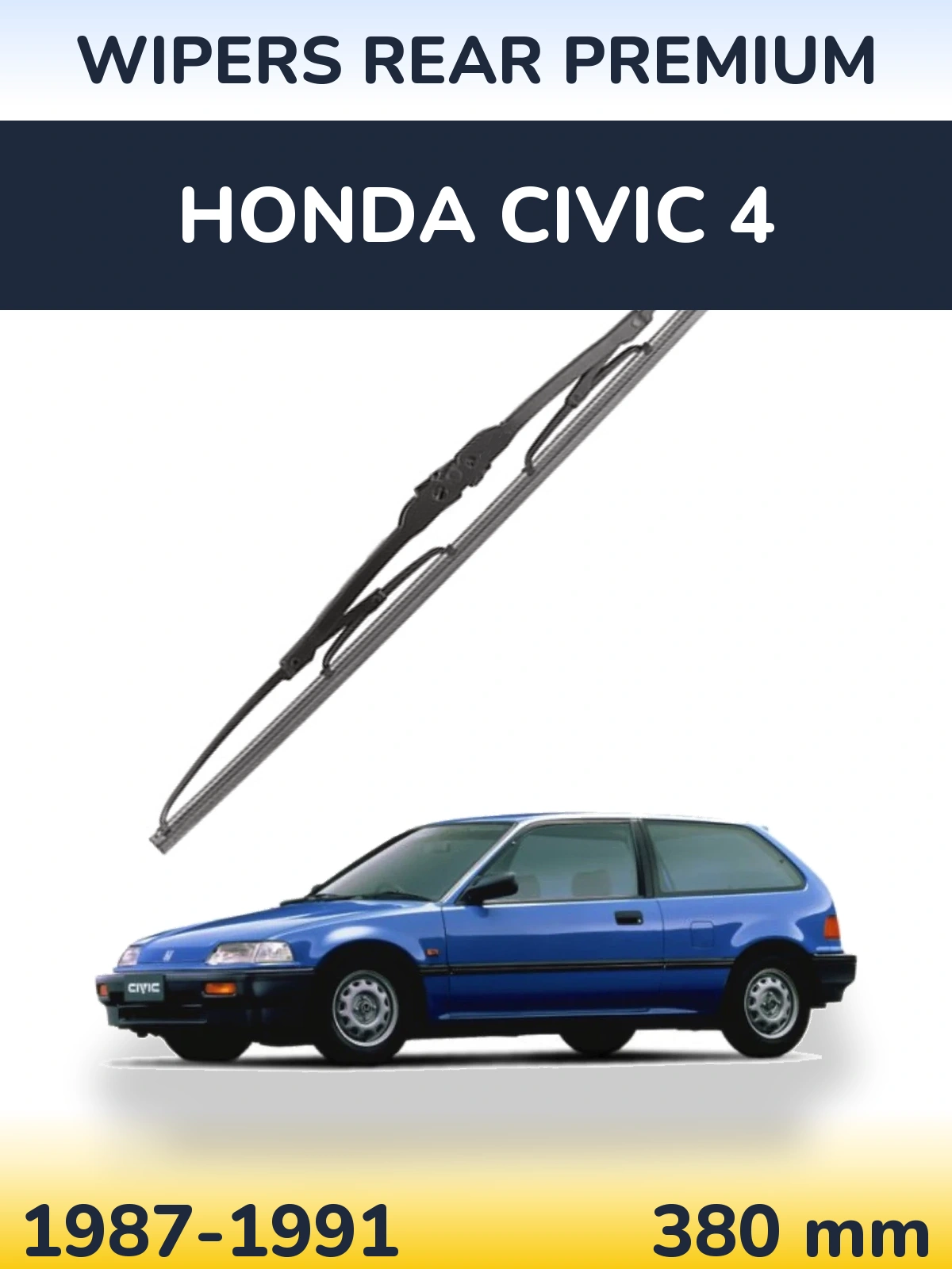 Torkarblad WIPERS REAR PREMIUM för Honda Civic 4