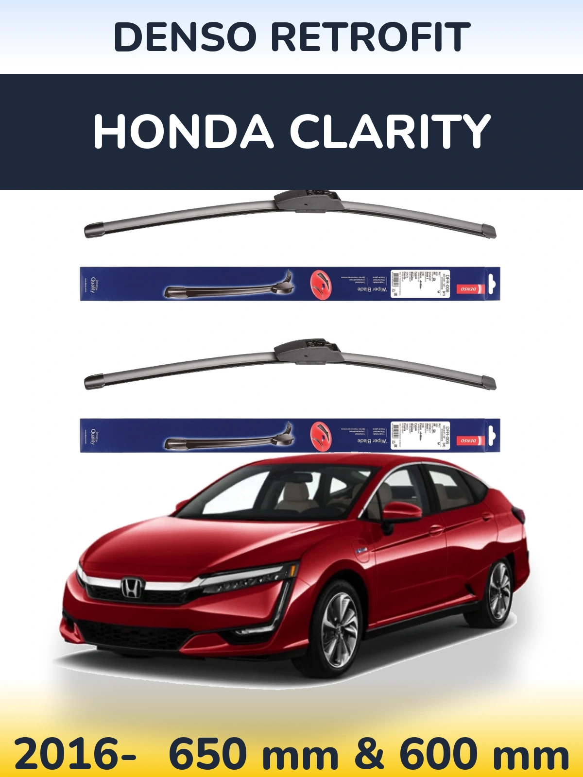 Torkarblad Denso Retrofit för Honda Clarity