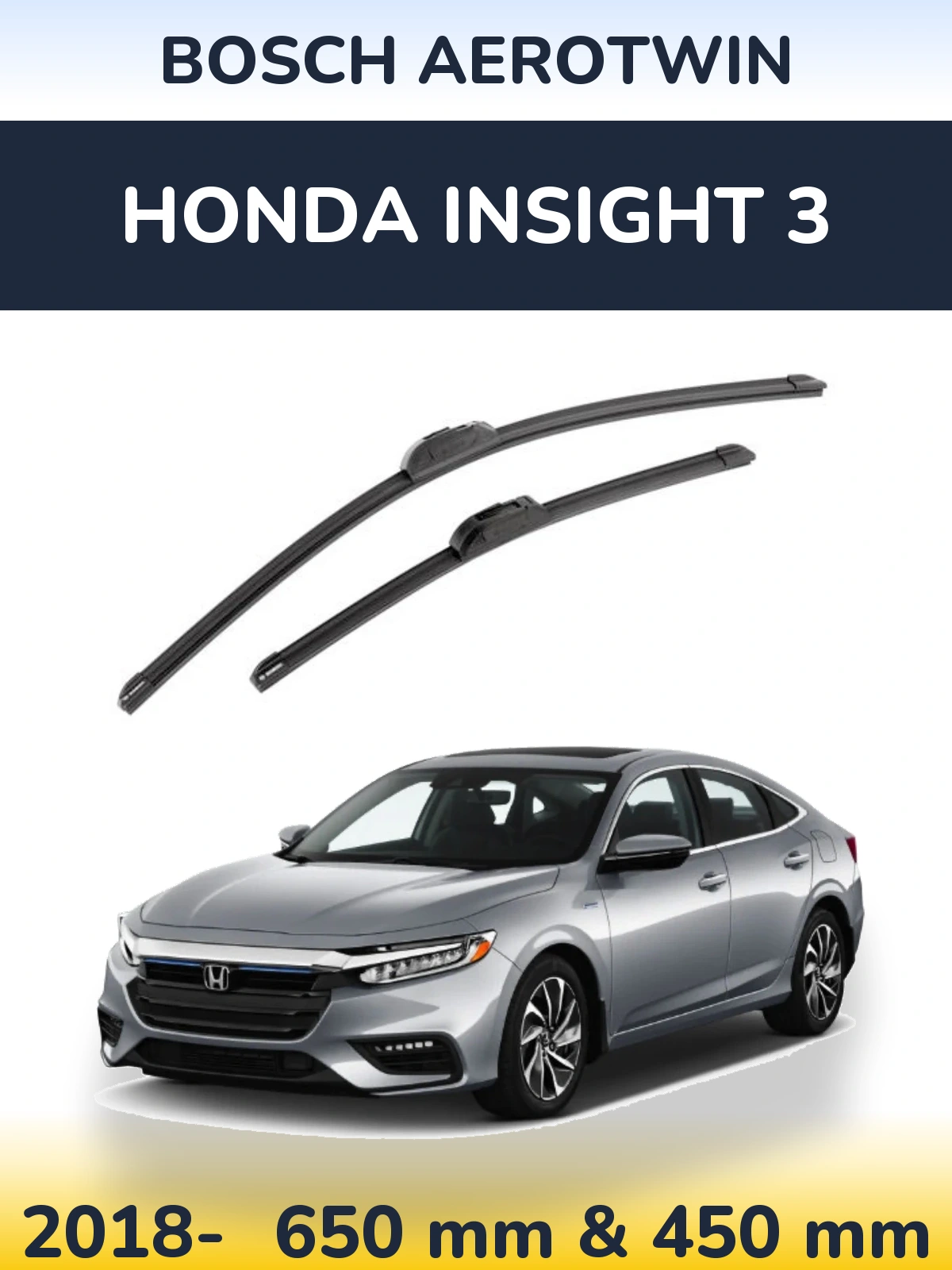 Torkarblad BOSCH AeroTwin för Honda Insight 3