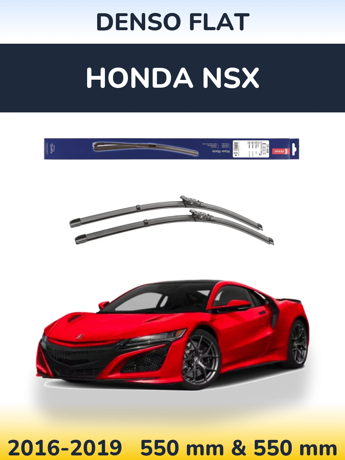 Torkarblad Denso Flat för Honda NSX
