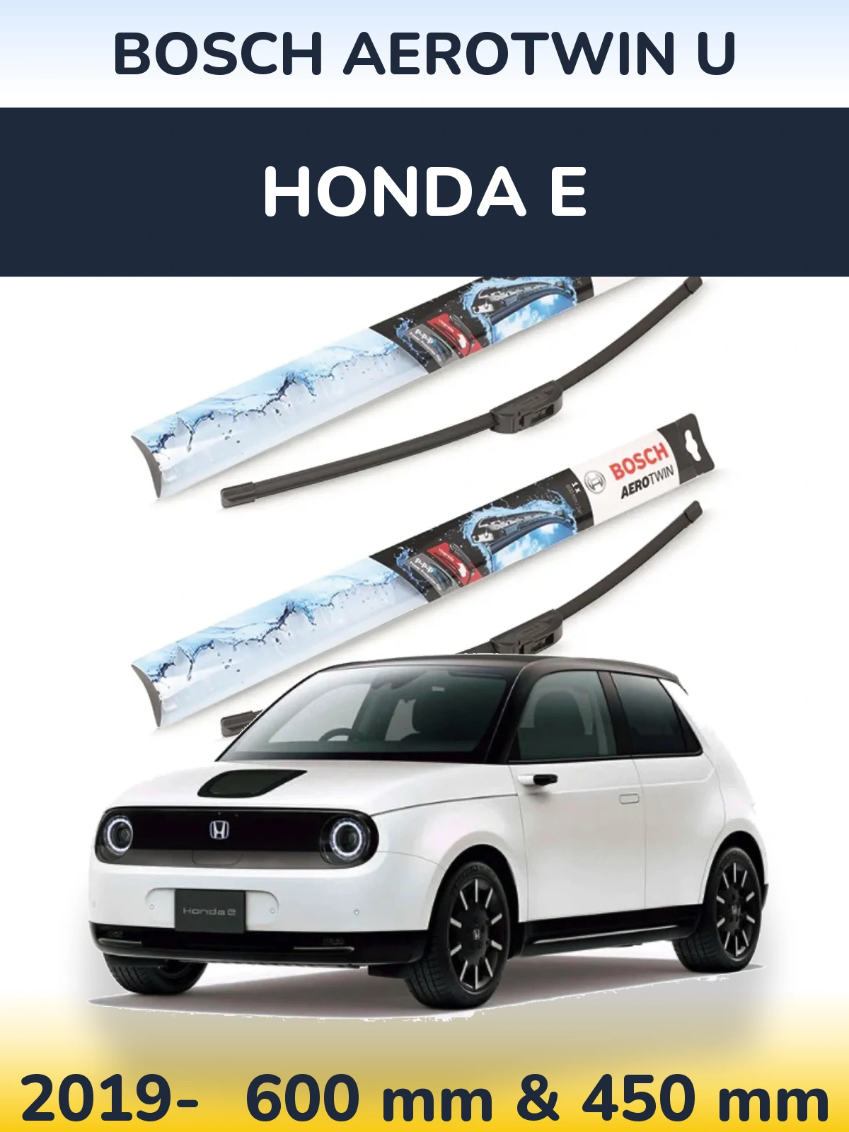 Torkarblad BOSCH AeroTwin U för Honda E