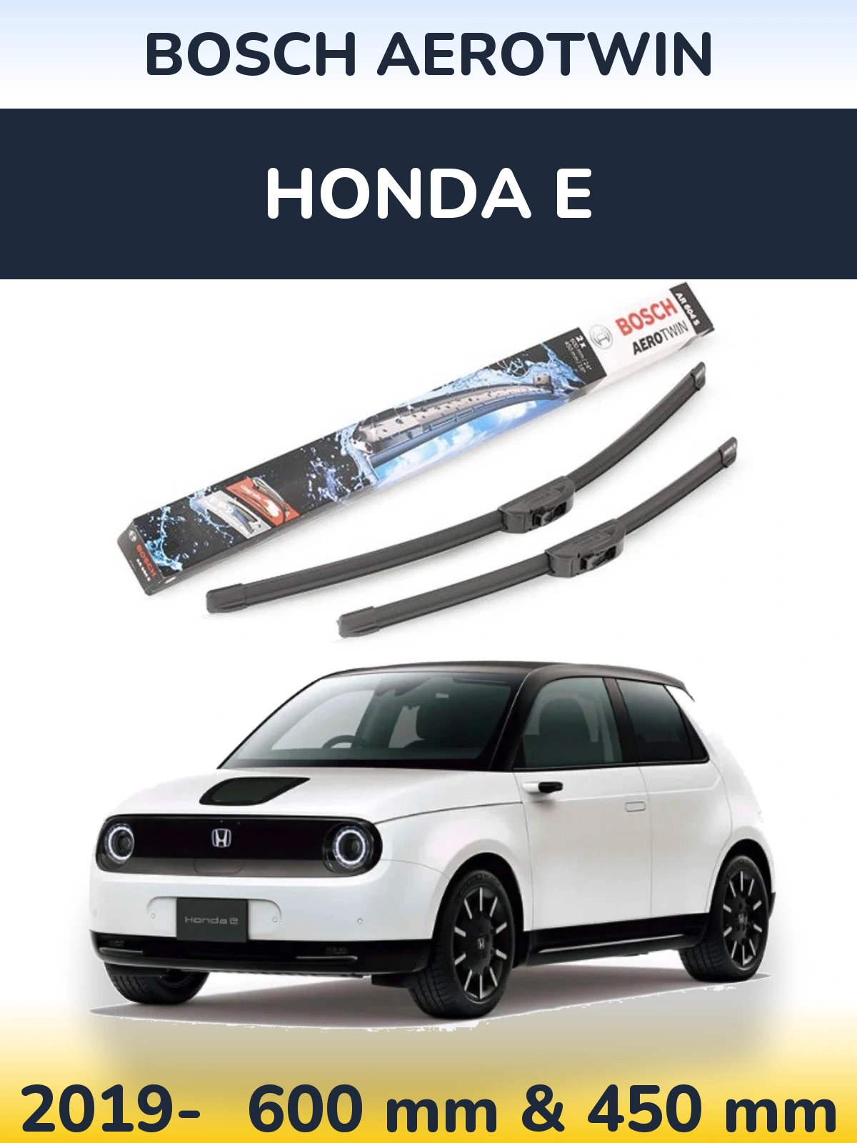 Torkarblad BOSCH AeroTwin för Honda E